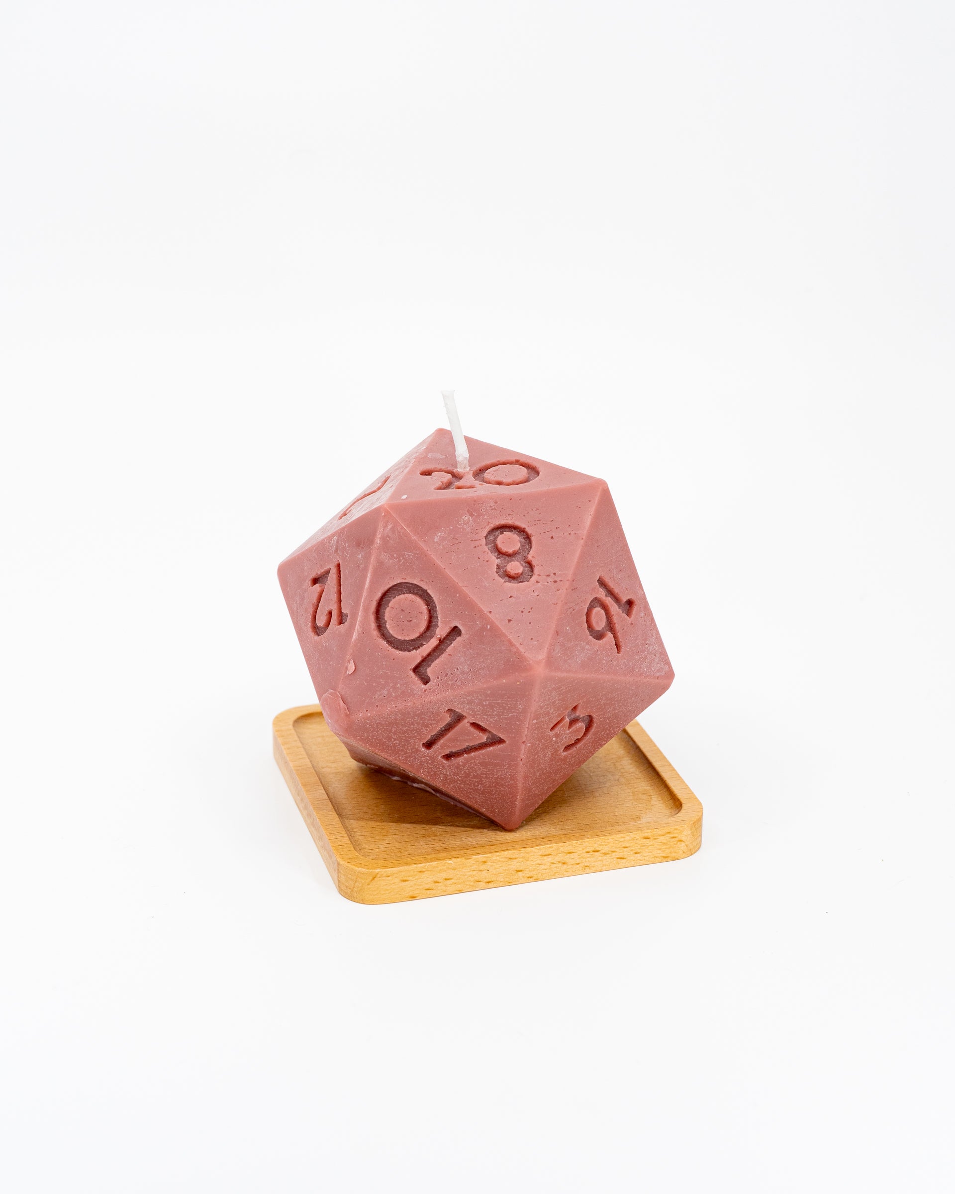 Long-Burn Soy/Beeswax D20 Aromatic DND Candle - Emberglow Gaming