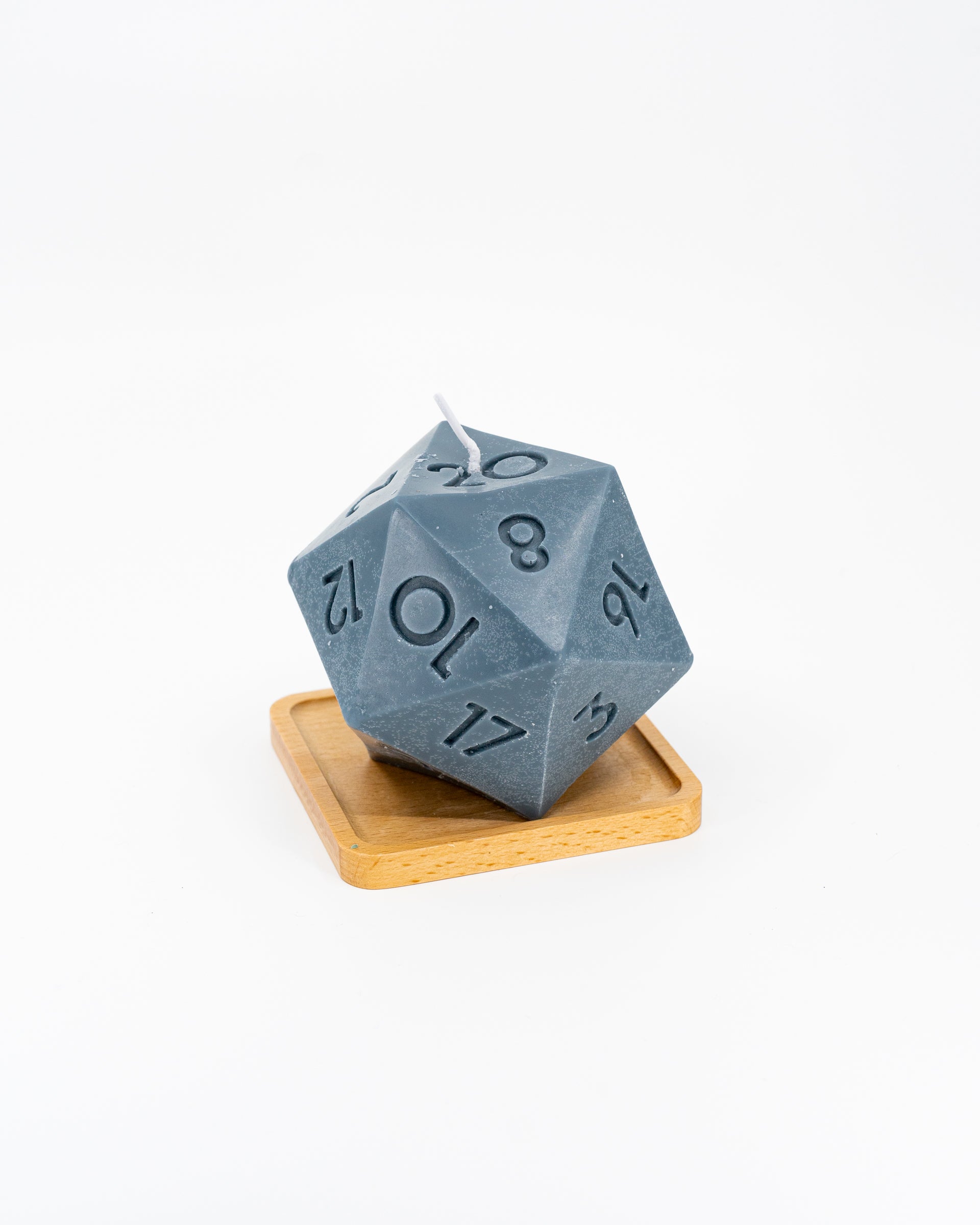 Long-Burn Soy/Beeswax D20 Aromatic DND Candle - Emberglow Gaming
