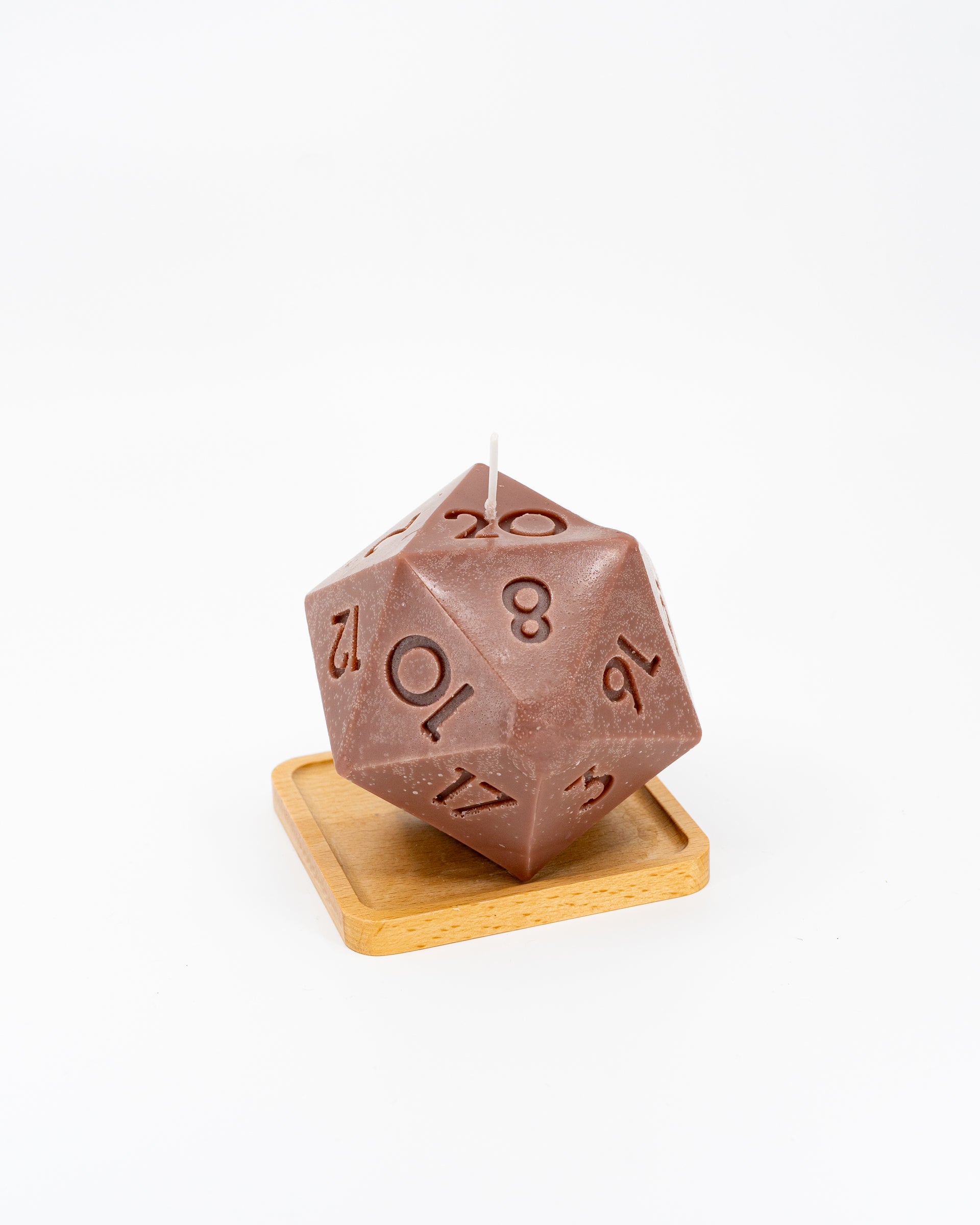 Long-Burn Soy/Beeswax D20 Aromatic DND Candle - Emberglow Gaming