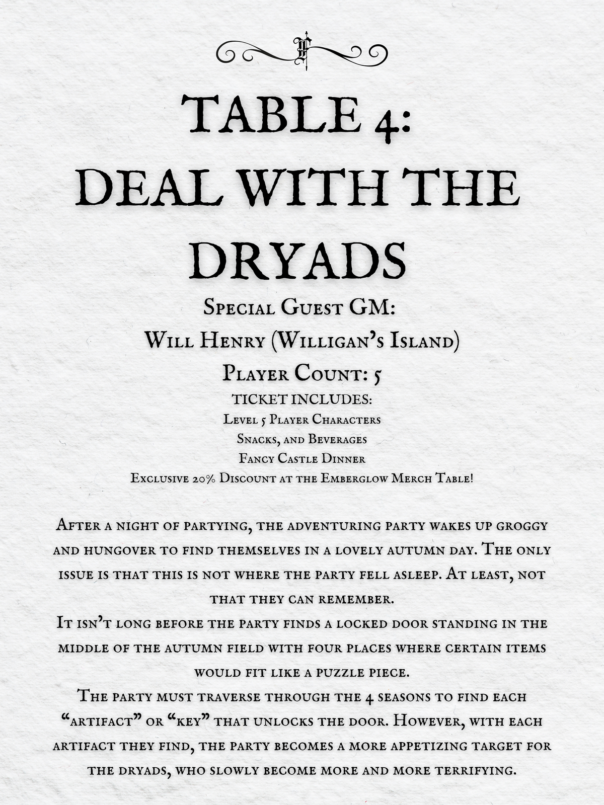 Crits and Castles 4: The Fete of the Feycourts - Sunday