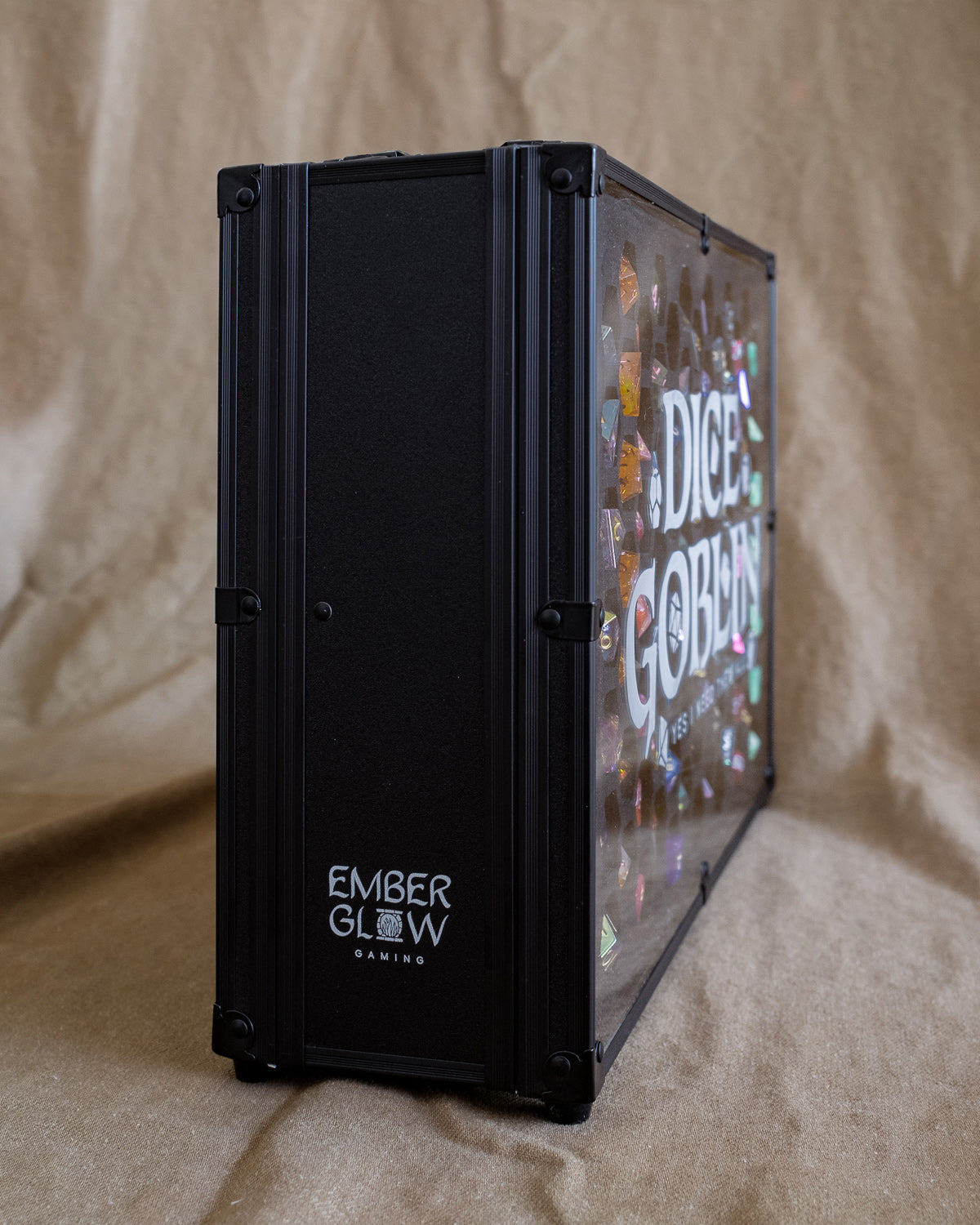COLOSSAL Dice Goblin | 66 Set Capacity | Plexi Glass Dice Display Case - Emberglow Gaming