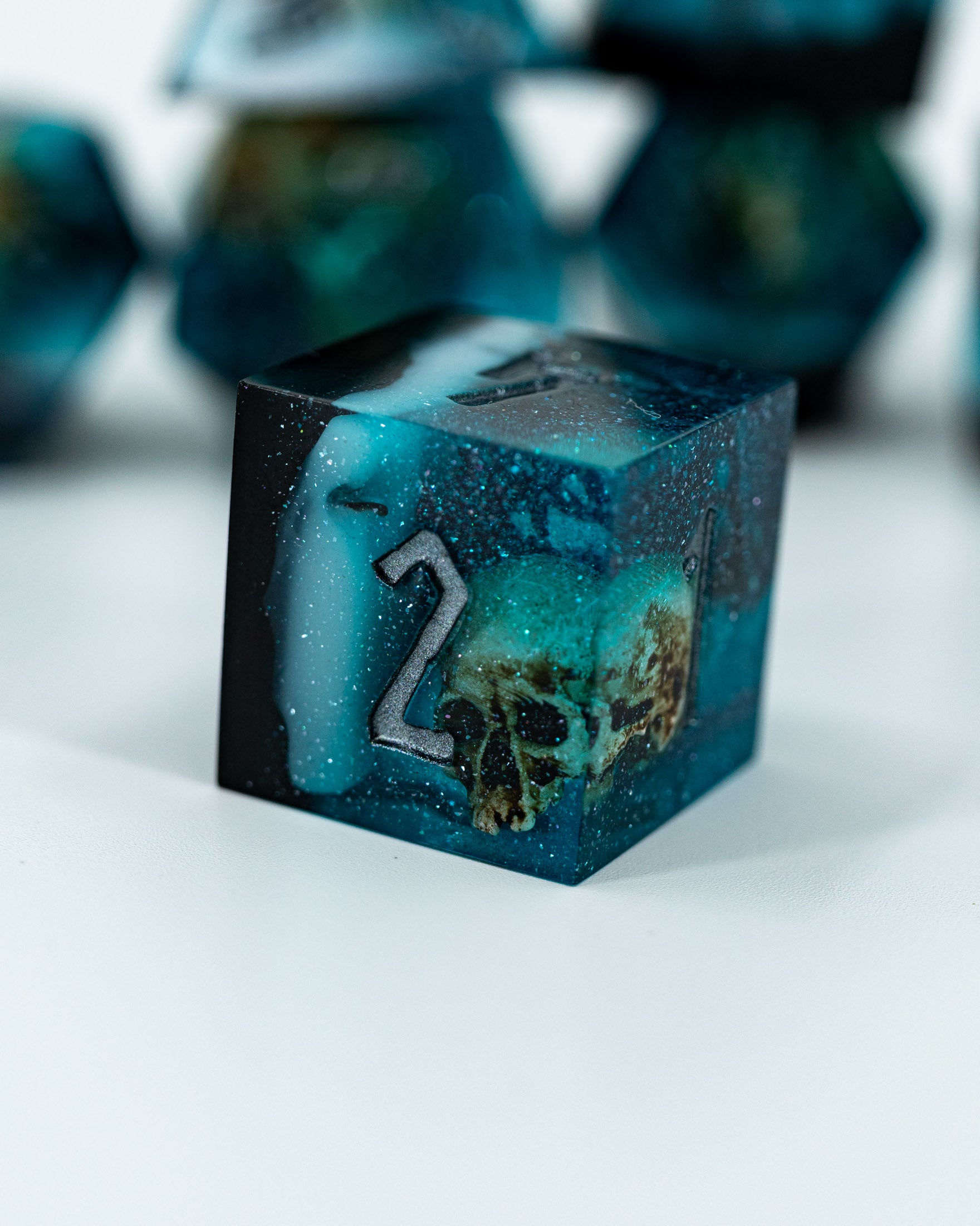 Tank Tolman | Wyrd of the World Tree | 7 Piece Sharp Edge Dice Set