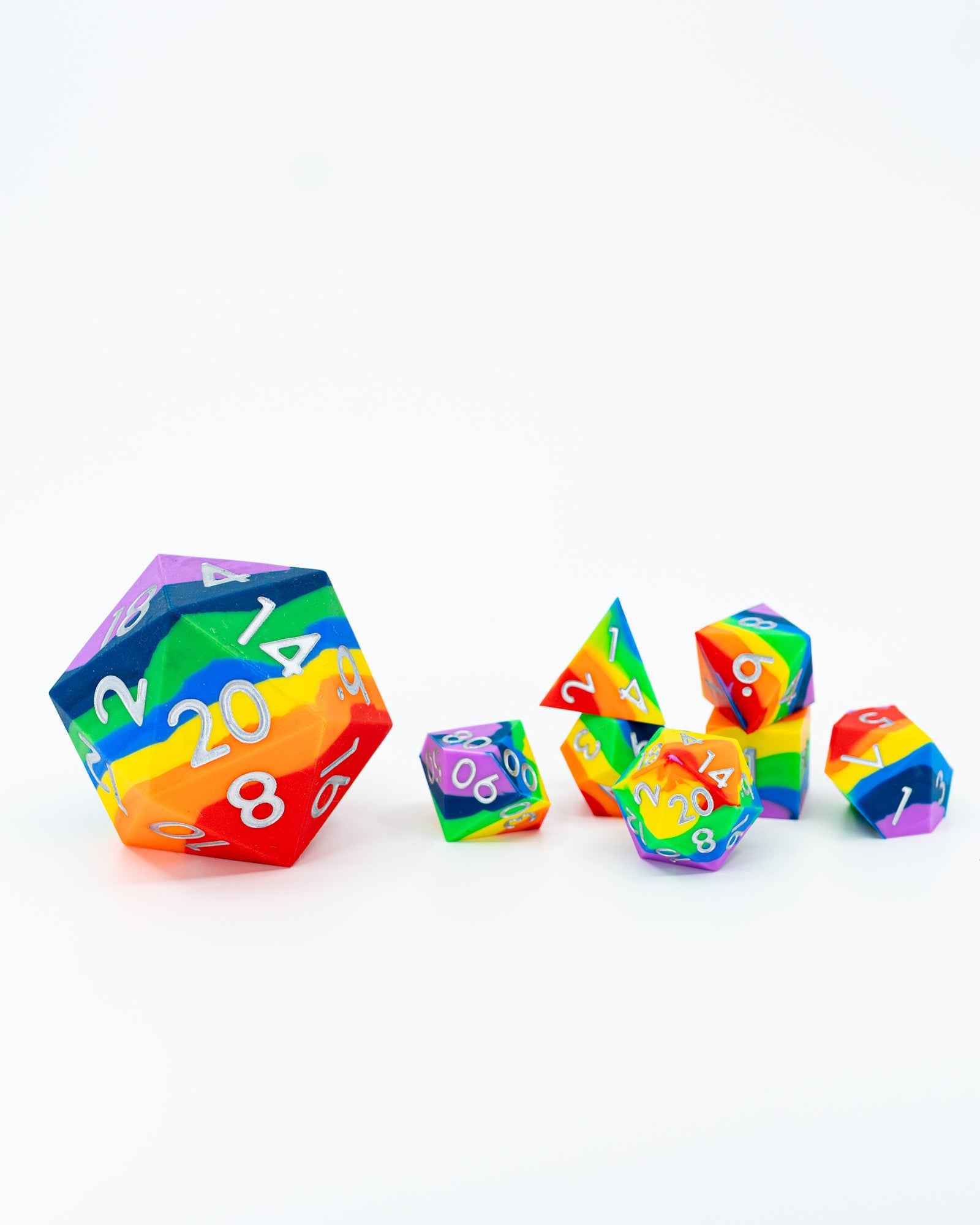 Taste the Rainbow CHONK | 50 mm Silicone D20