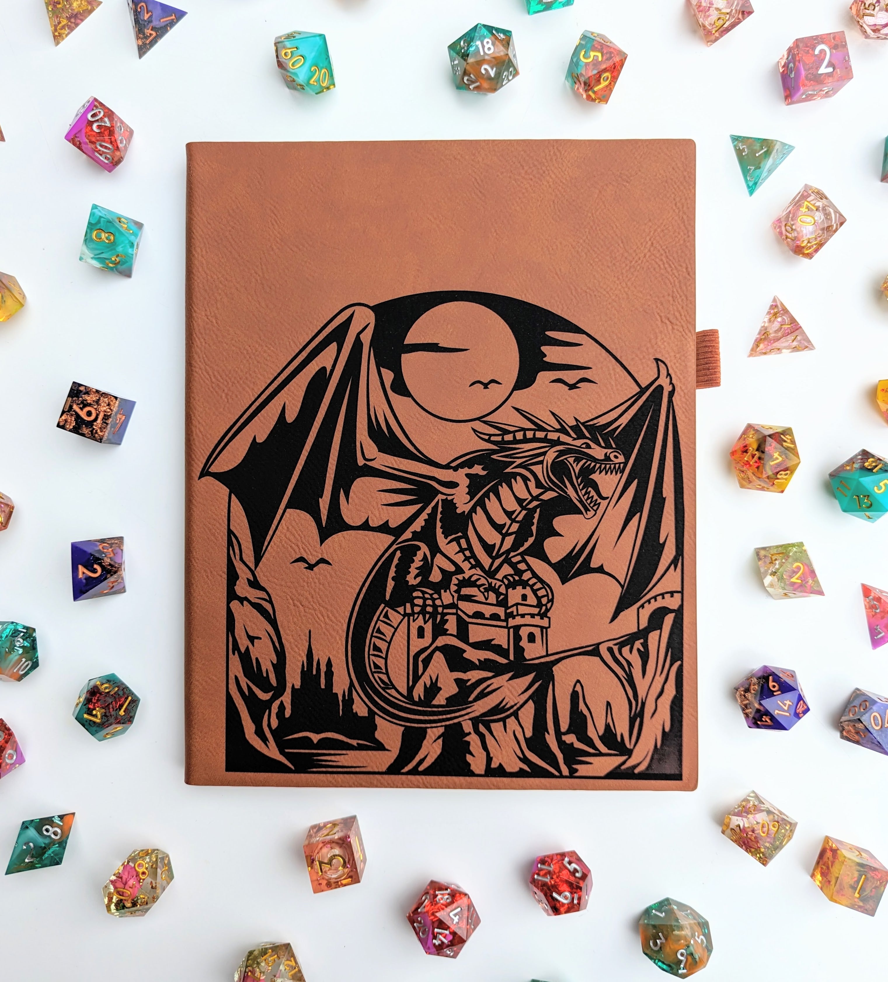 Klauth's Conquest | Vegan Leather D&D Campaign Journal - Emberglow Gaming