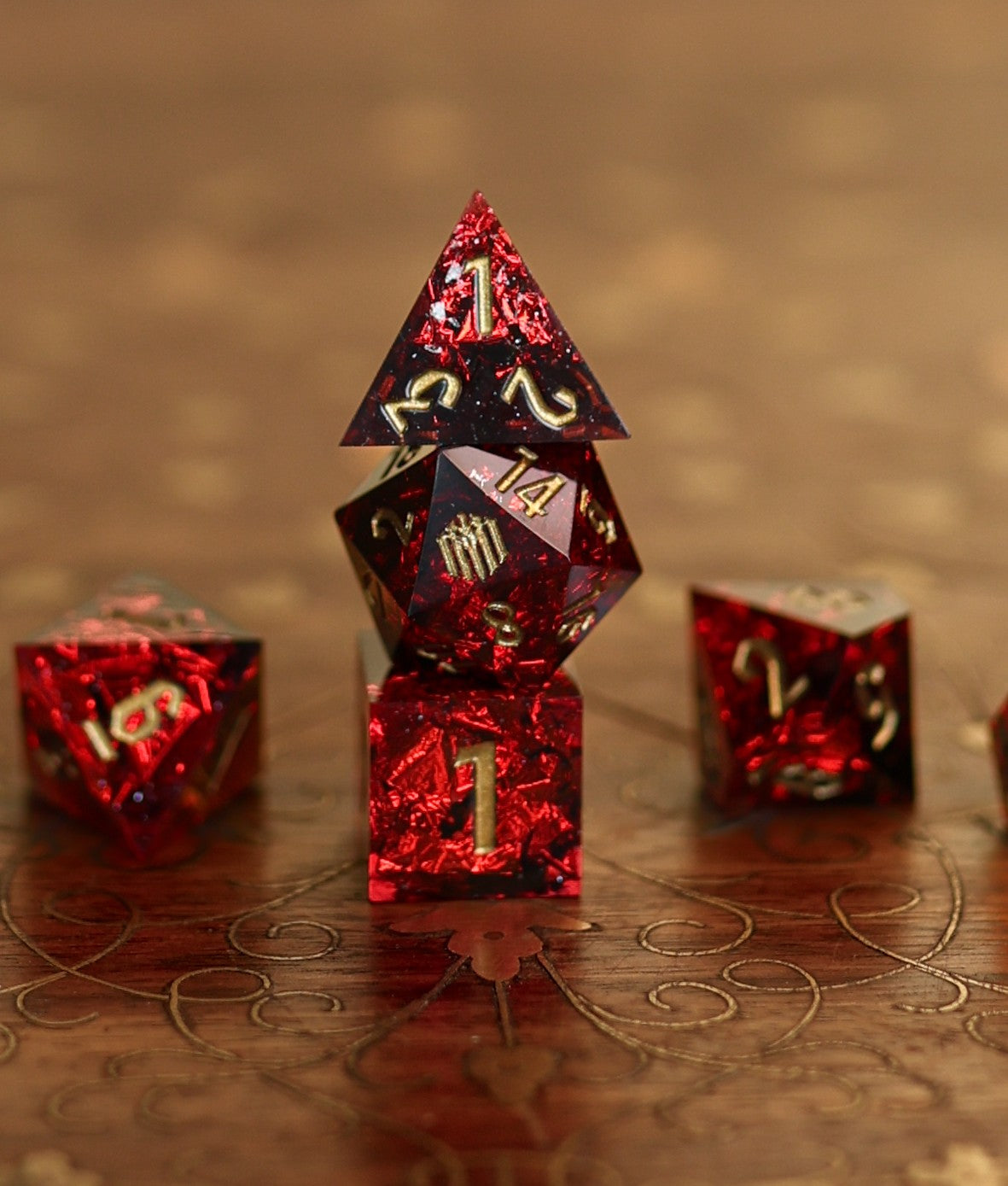 MinMaxed | 7 Piece Sharp Edge Dice Set