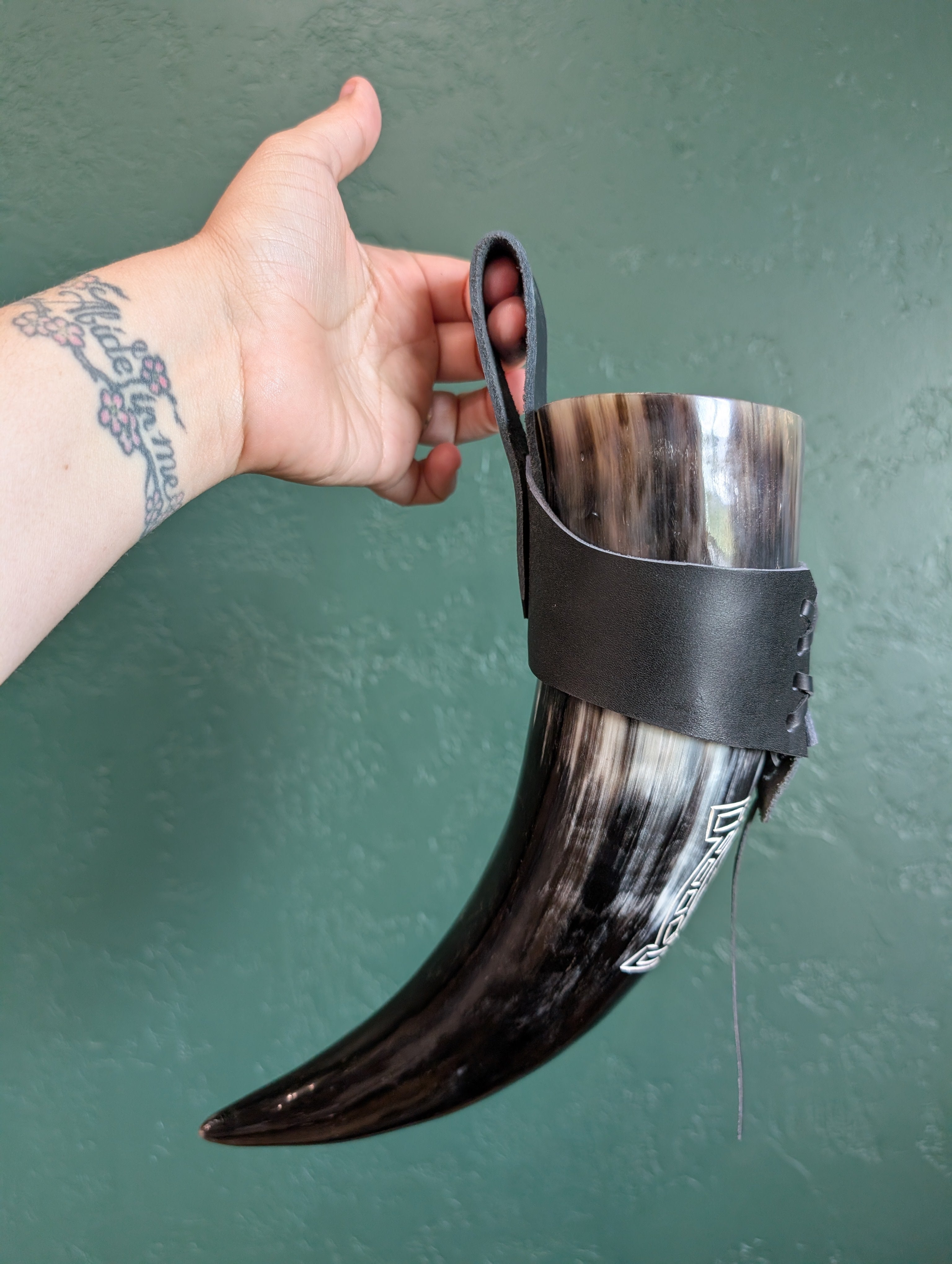 Emberglow Viking Drinking Horn