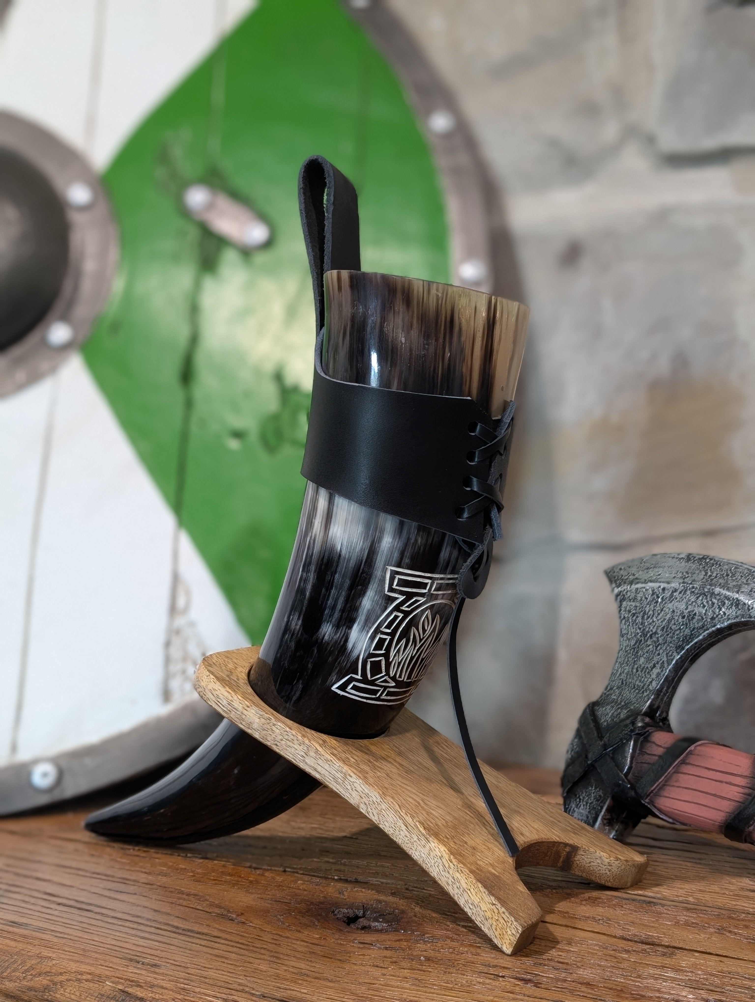 Emberglow Viking Drinking Horn