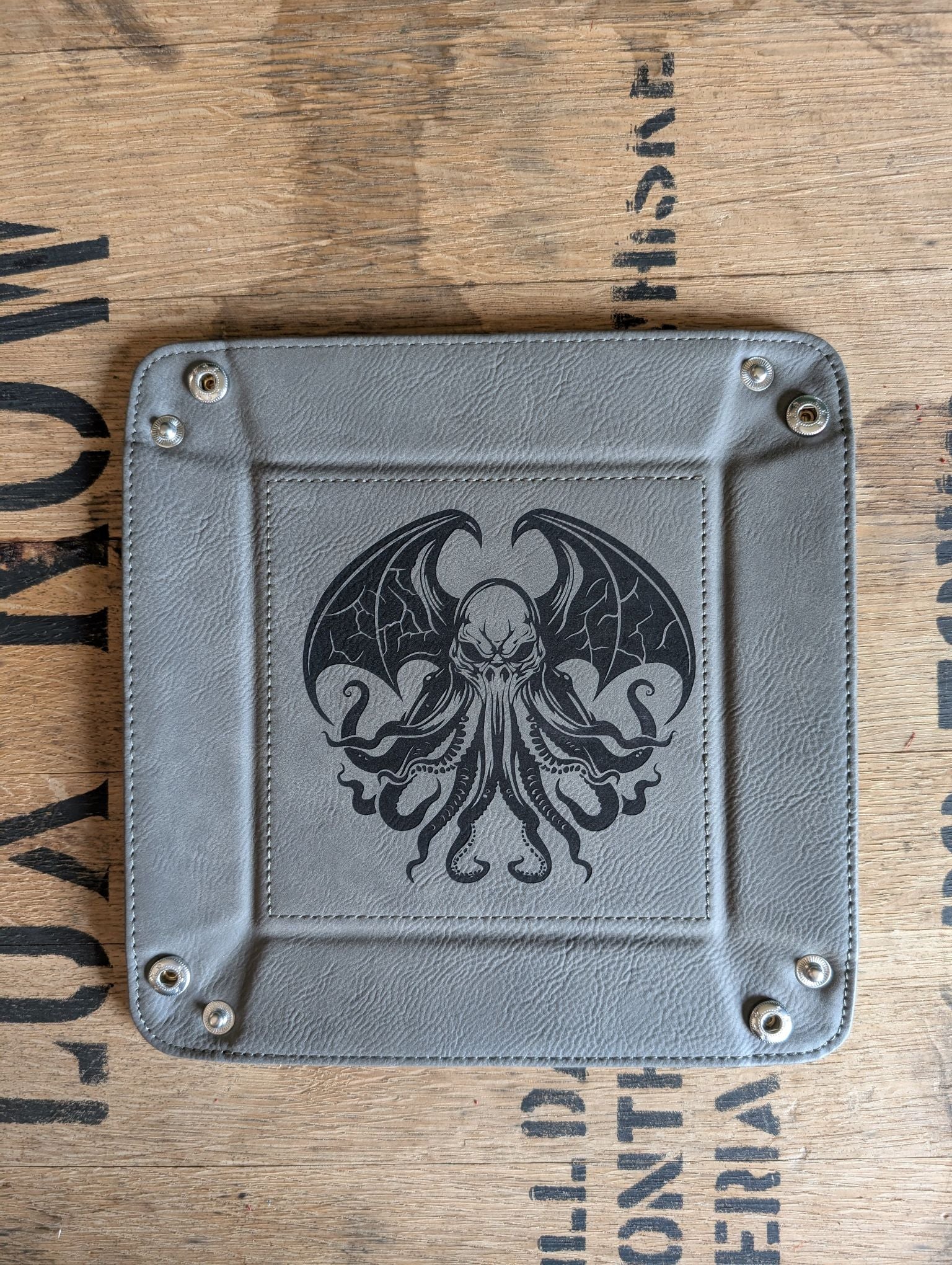 Elder Whispers | Vegan Leather Dice Rolling Tray