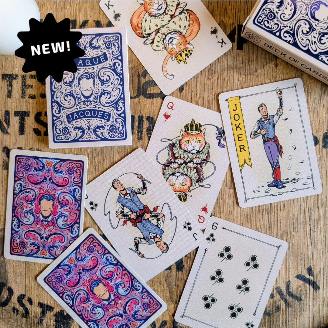 JZW | Card Deck with Game | 2 Sets of Cards