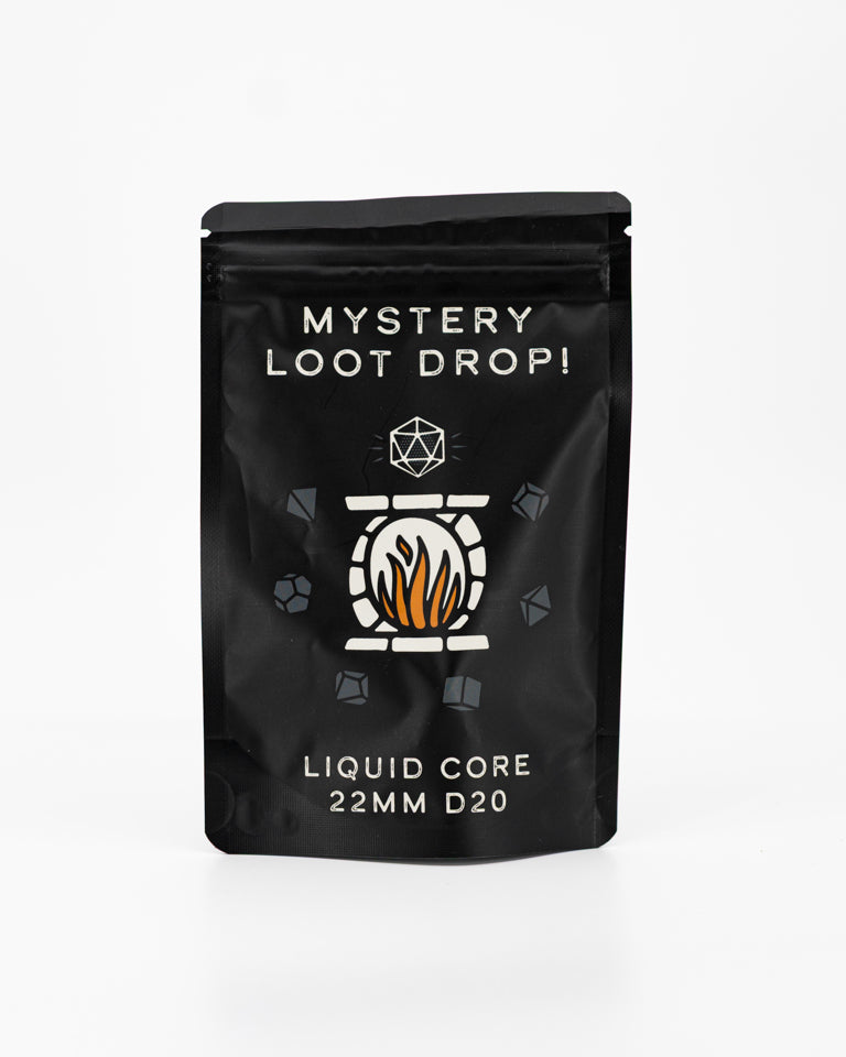 22mm Liquid Core D20 | Mystery Loot Drop - Emberglow Gaming