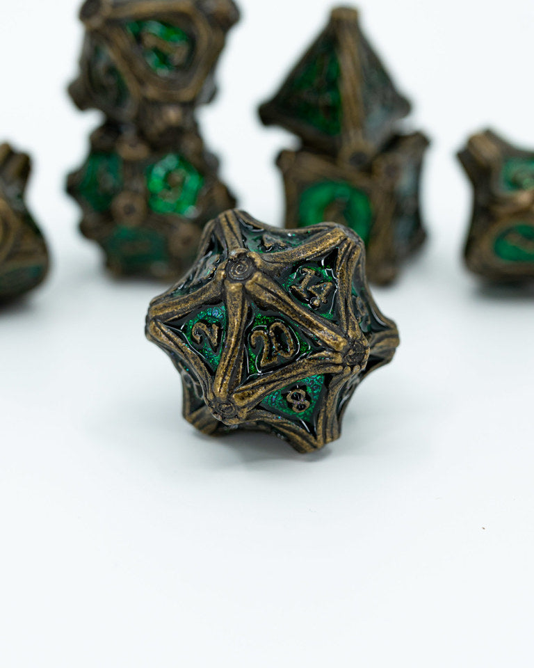 Treebeard | 7 Piece Metal Dice Set