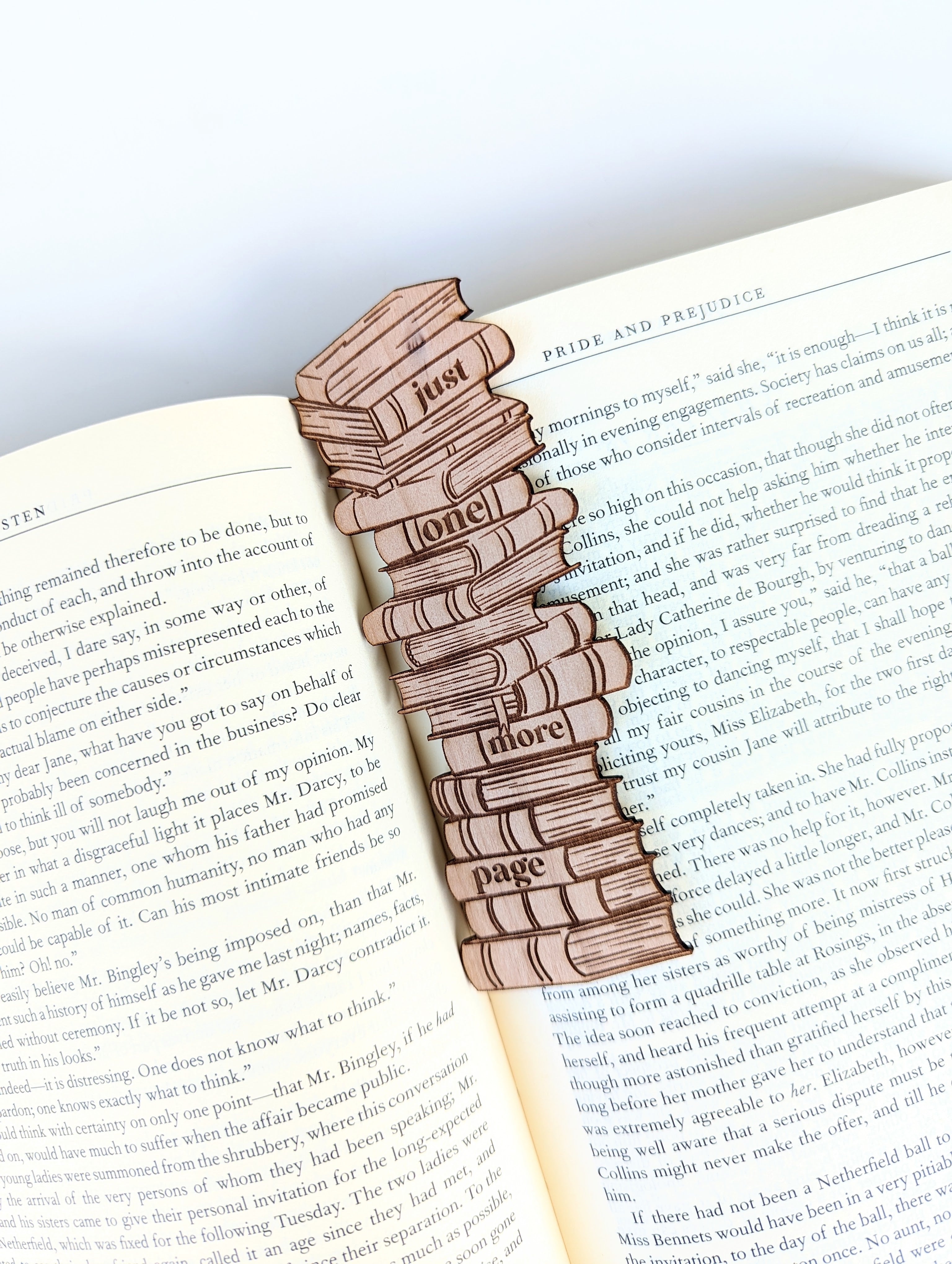 Wooden Engraved Bookmarks