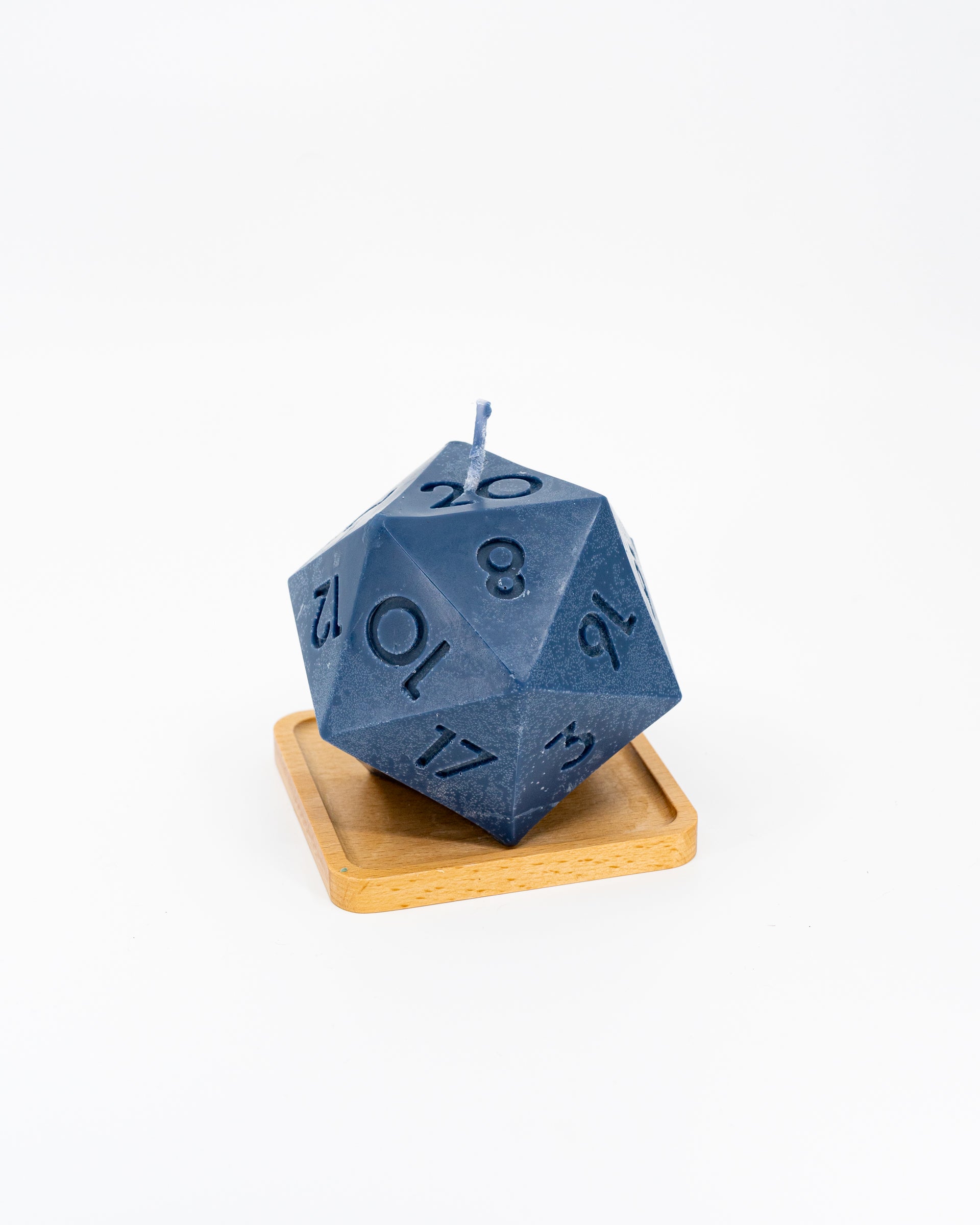 Long-Burn Soy/Beeswax D20 Aromatic DND Candle - Emberglow Gaming