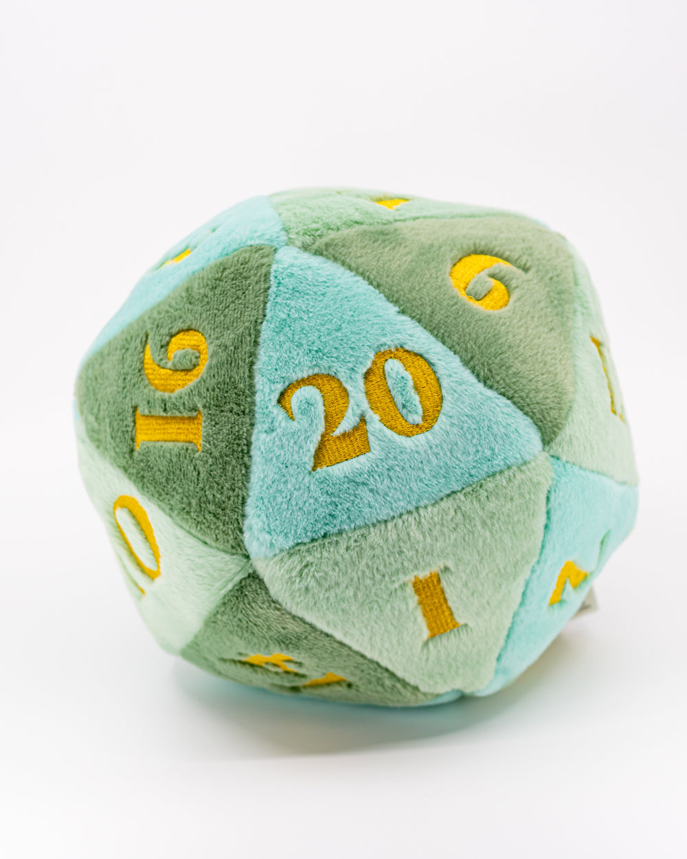 Lucky Pillow - 8" Stuffed D20 Plushie - Emberglow Gaming