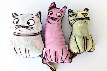 Stack O’ Cats Mascot Cat Toys – Crinkle + Catnip Edition