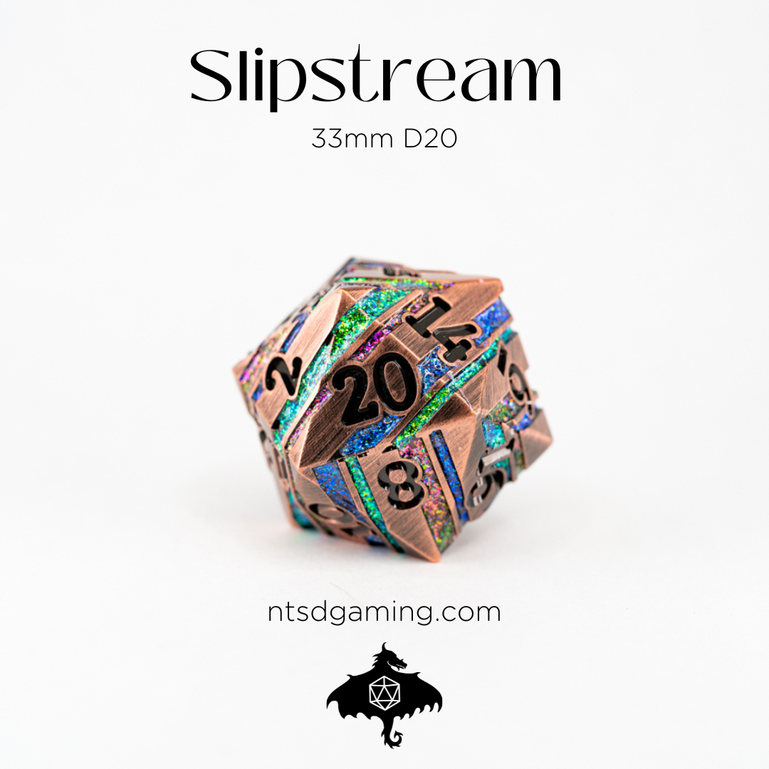 Slipstream | 33MM Metal D20 - Emberglow Gaming