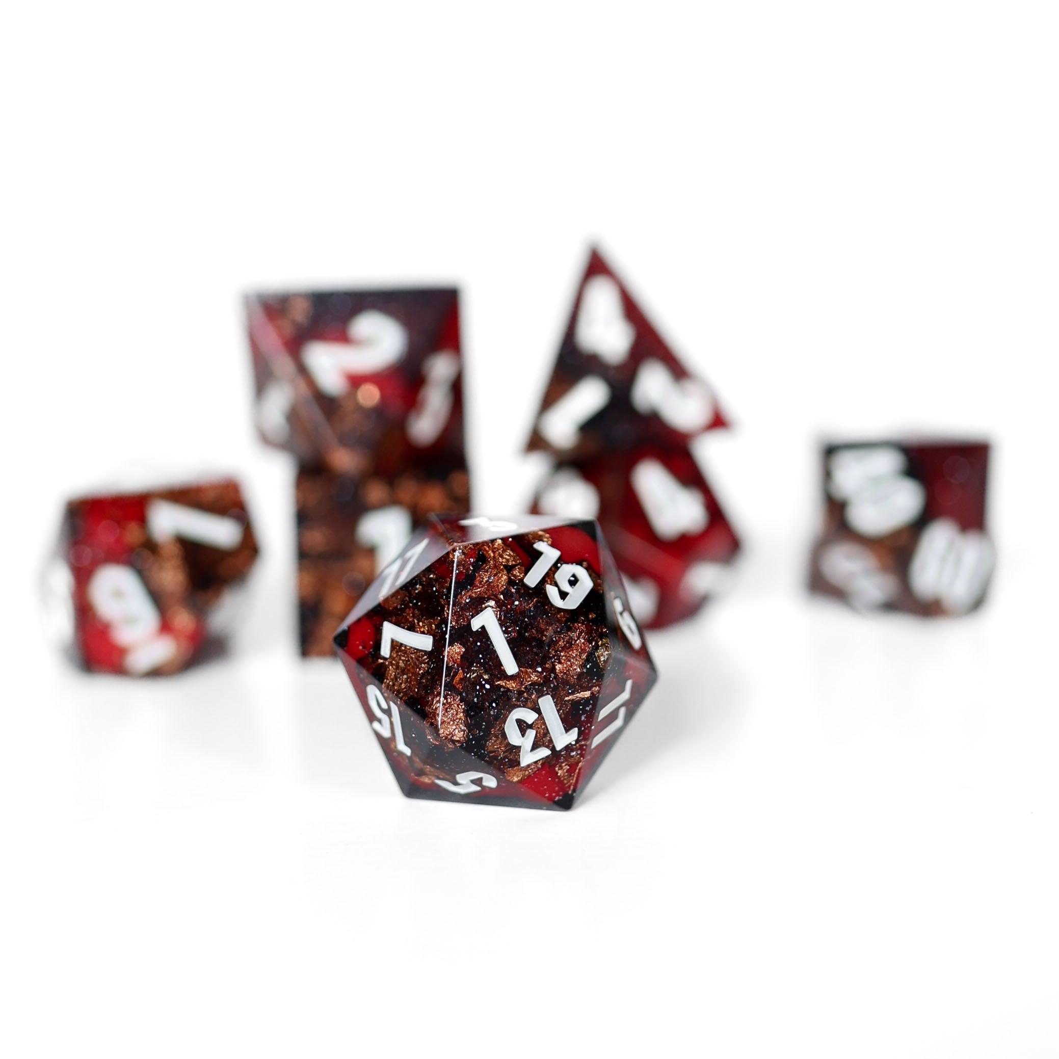 Maul | Emberglow Original | 7 Piece Sharp Edge Resin Dice Set