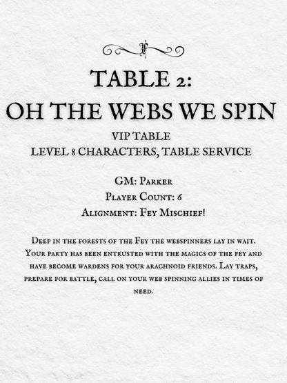 Crits and Castles 4: The Fete of the Feycourts - Sunday