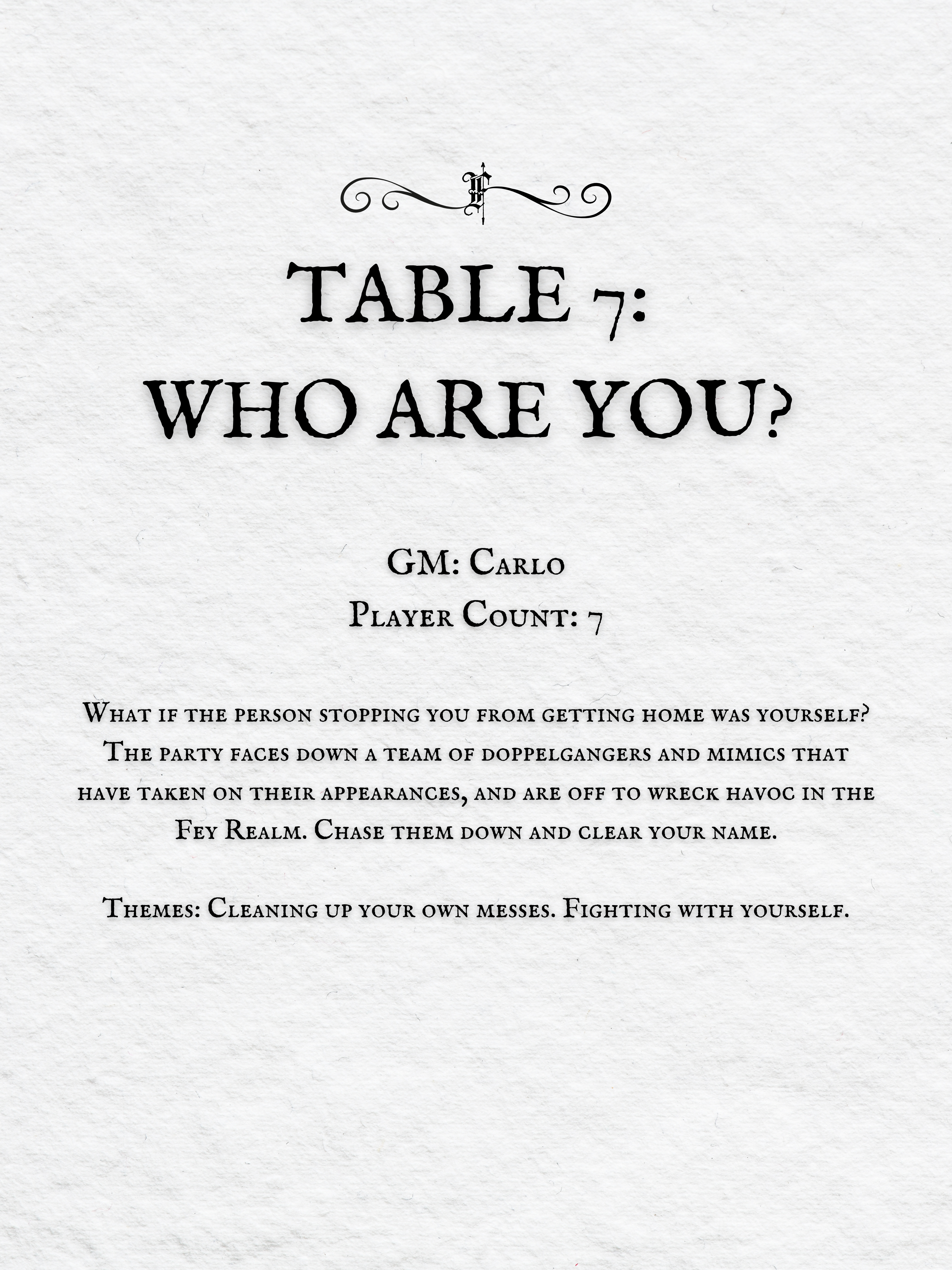 Crits and Castles 4: The Fete of the Feycourts - Sunday