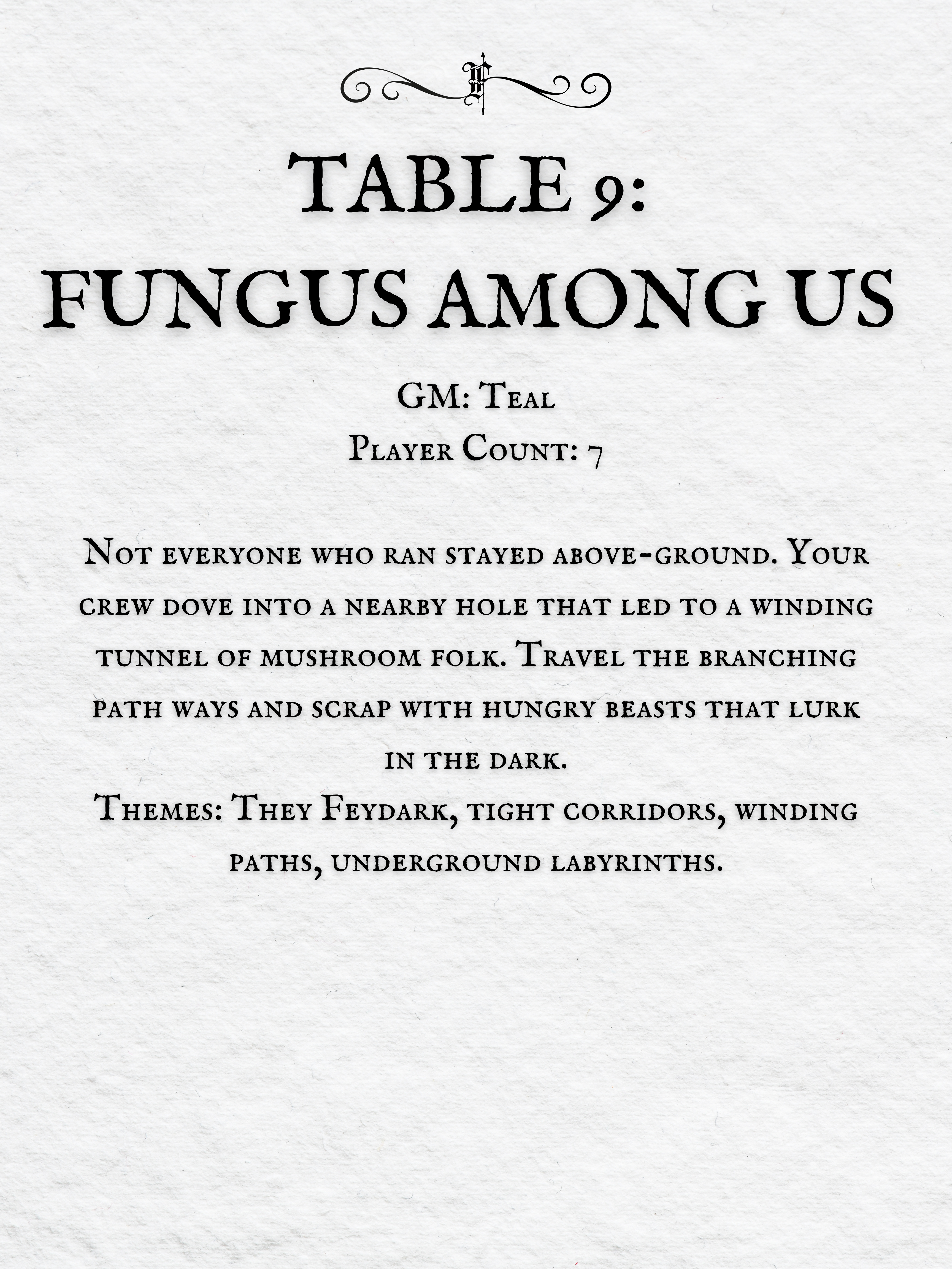 Crits and Castles 4: The Fete of the Feycourts - Sunday