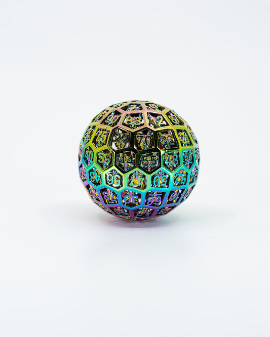 Good Omens | Hollow Metal | Individual d100 Percentile Dice - Emberglow Gaming