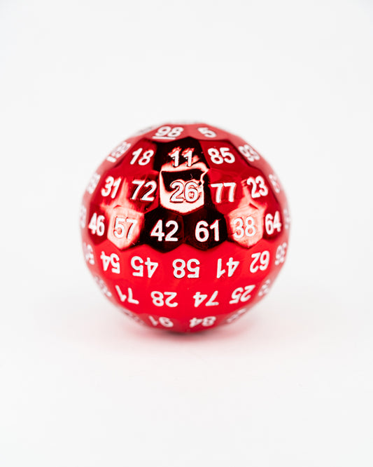 Eve's Apple | Metal | Individual d100 Percentile Dice - Emberglow Gaming