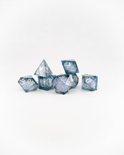 Worldweaver | 7 Piece Liquid Core Dice Set - Emberglow Gaming
