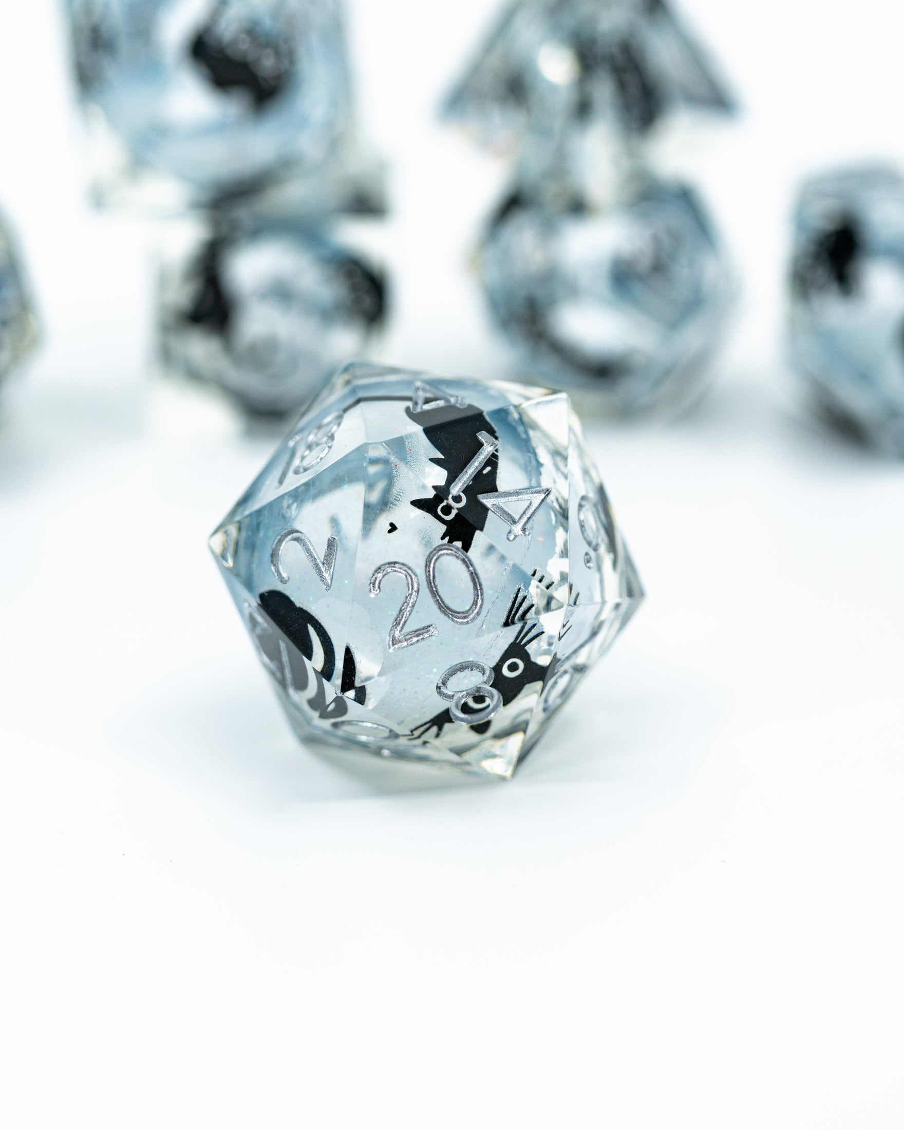 Witch's Whiskers | 7 Piece Liquid Core Dice Set