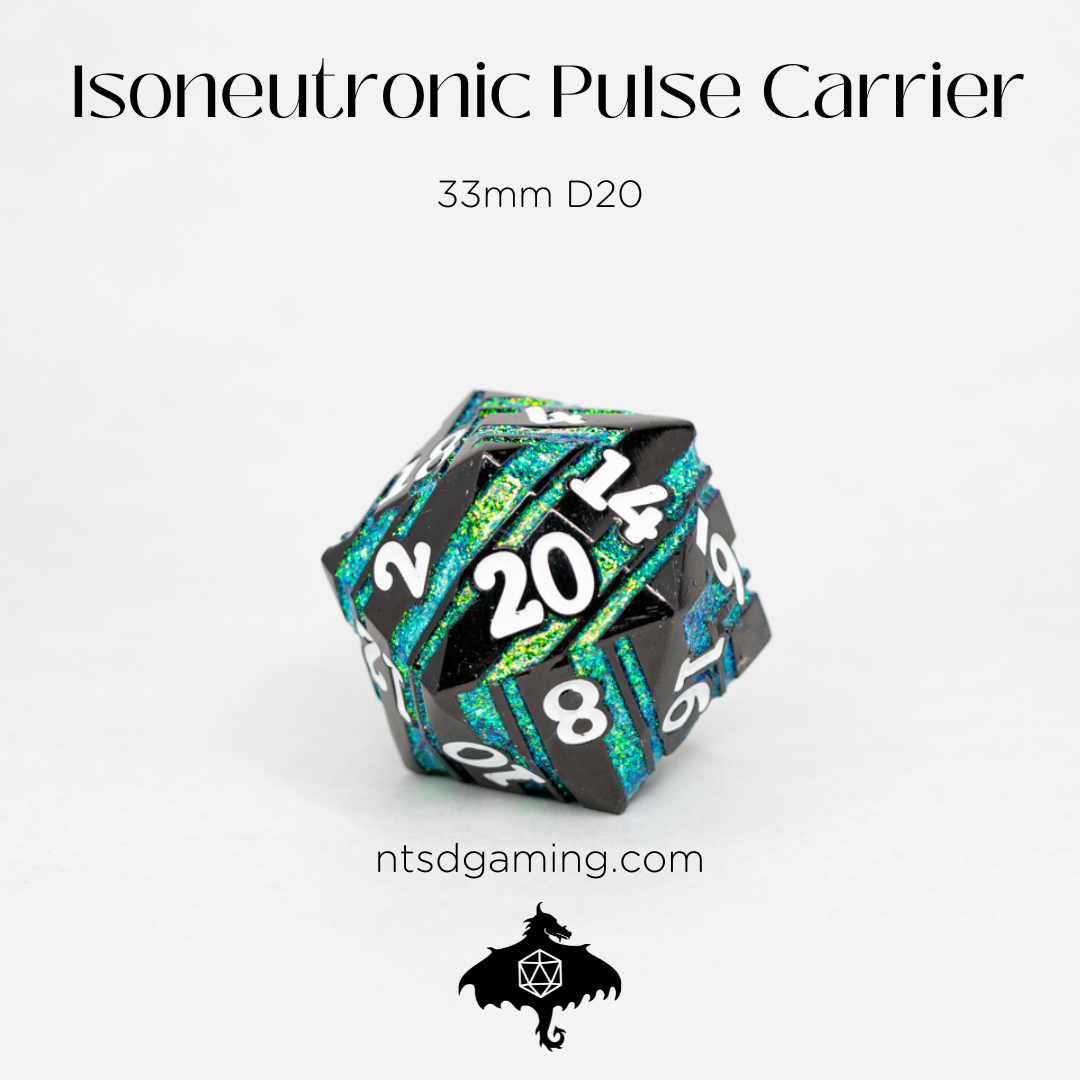 Isoneutronic Pulse Carrier | 33MM Metal D20 - Emberglow Gaming