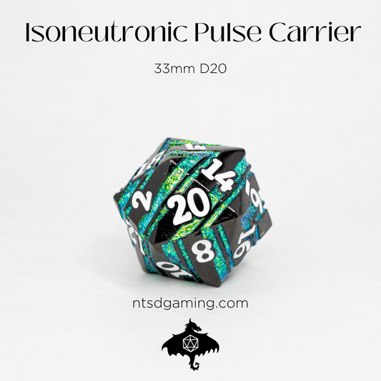 Isoneutronic Pulse Carrier | 33MM Metal D20 - Emberglow Gaming