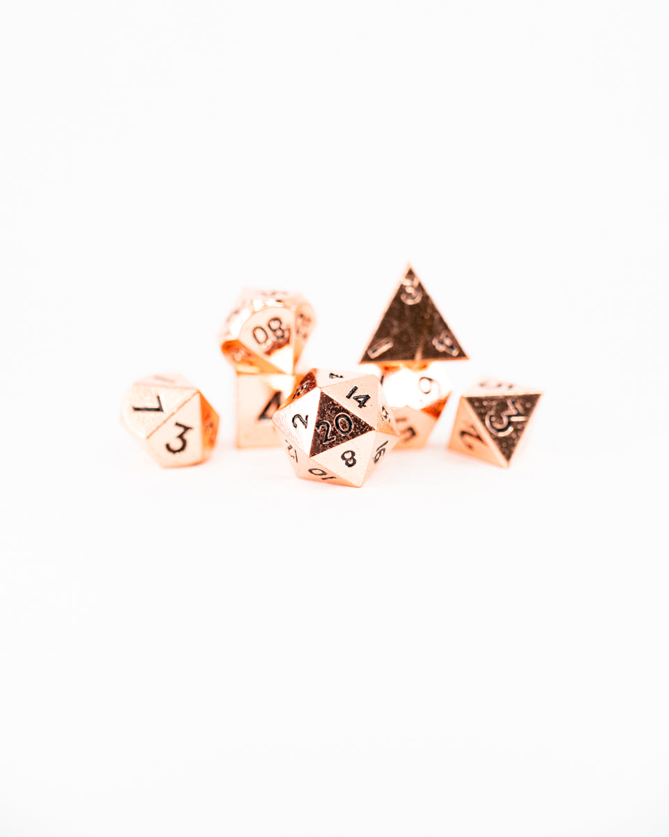 Buckshot | 7 Piece Mini Metal Dice Set - Emberglow Gaming