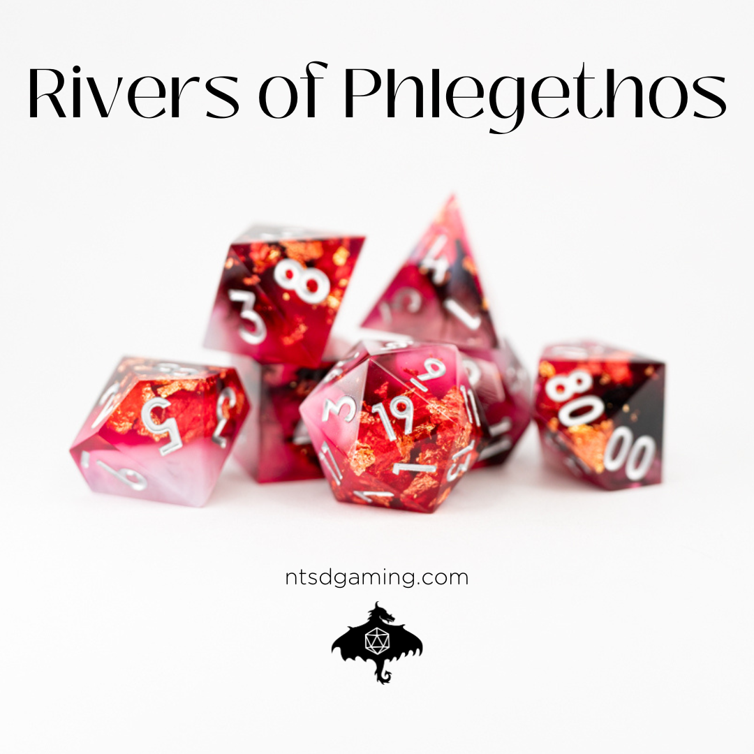 Rivers of Phlegethos | 7 Piece Sharp Edge Set - Emberglow Gaming