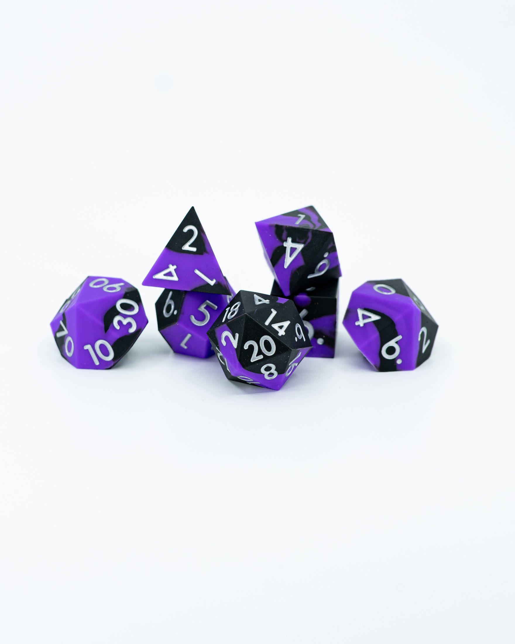 Moonlit Mischief | 7 Piece Soft Silicone Dice Set