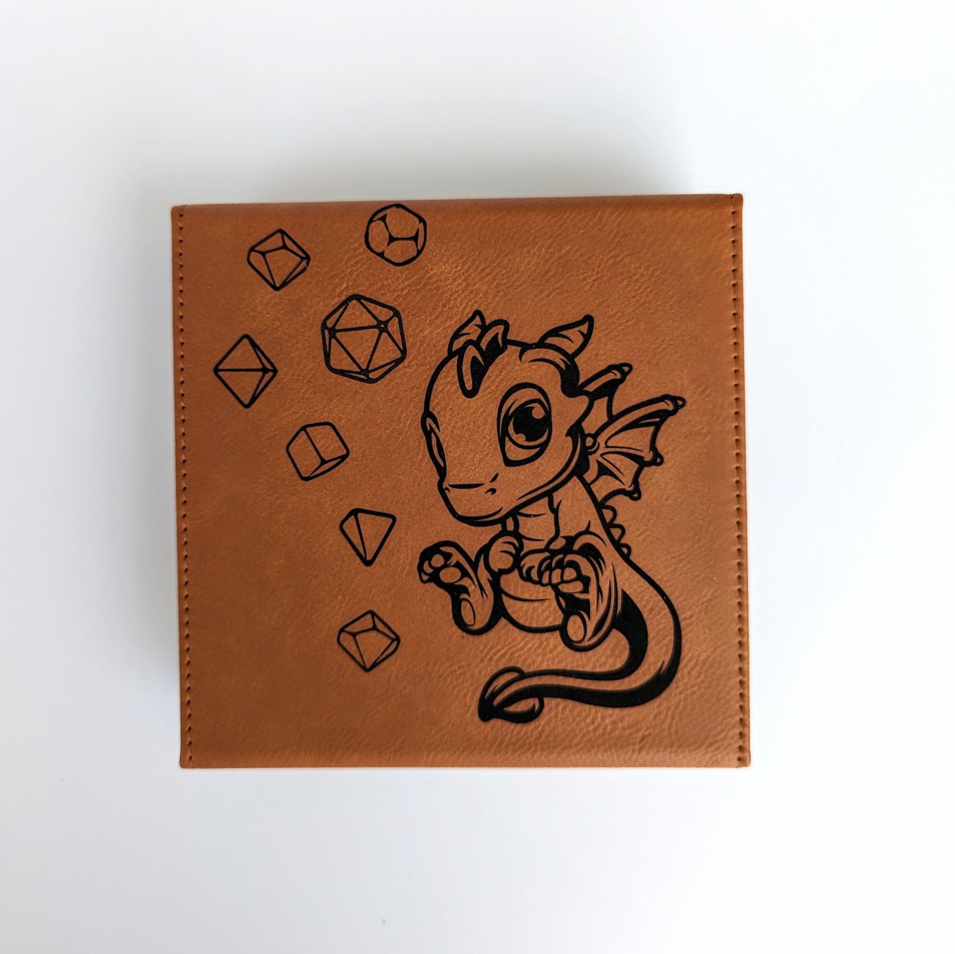 Adoragon | Vegan Leather Dice Box - Emberglow Gaming