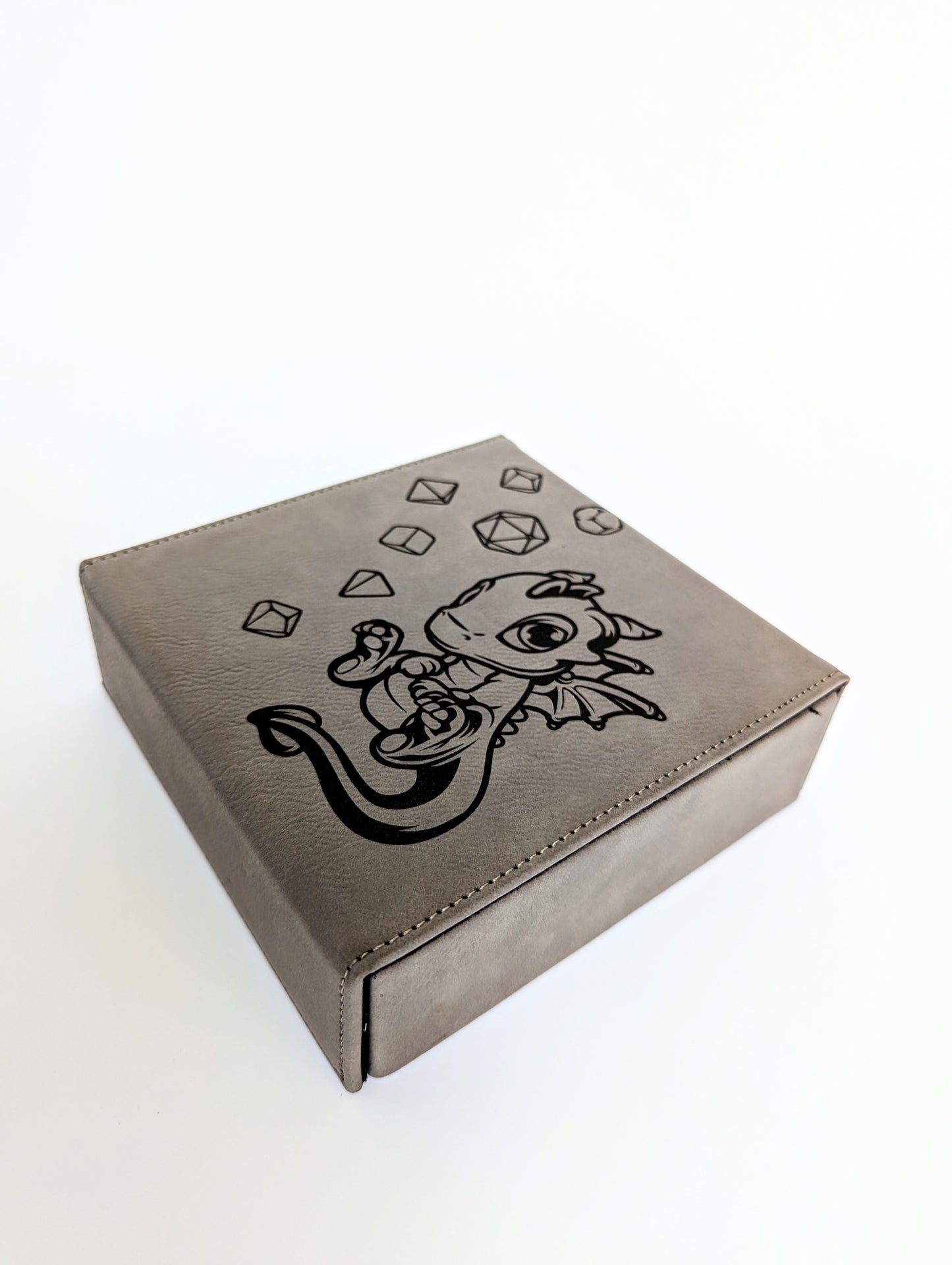 Adoragon | Vegan Leather Dice Box - Emberglow Gaming