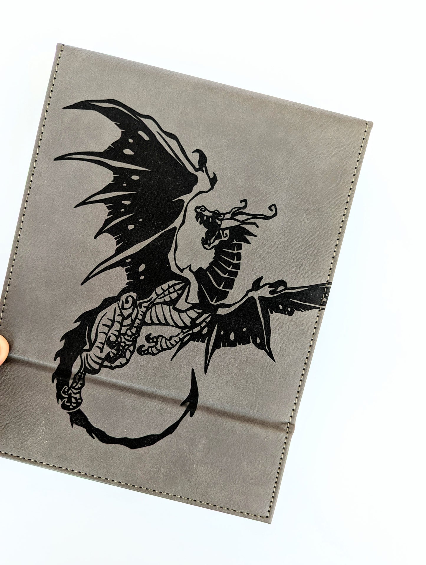 Spawn of Tiamat | Vegan Leather Dice Box - Emberglow Gaming