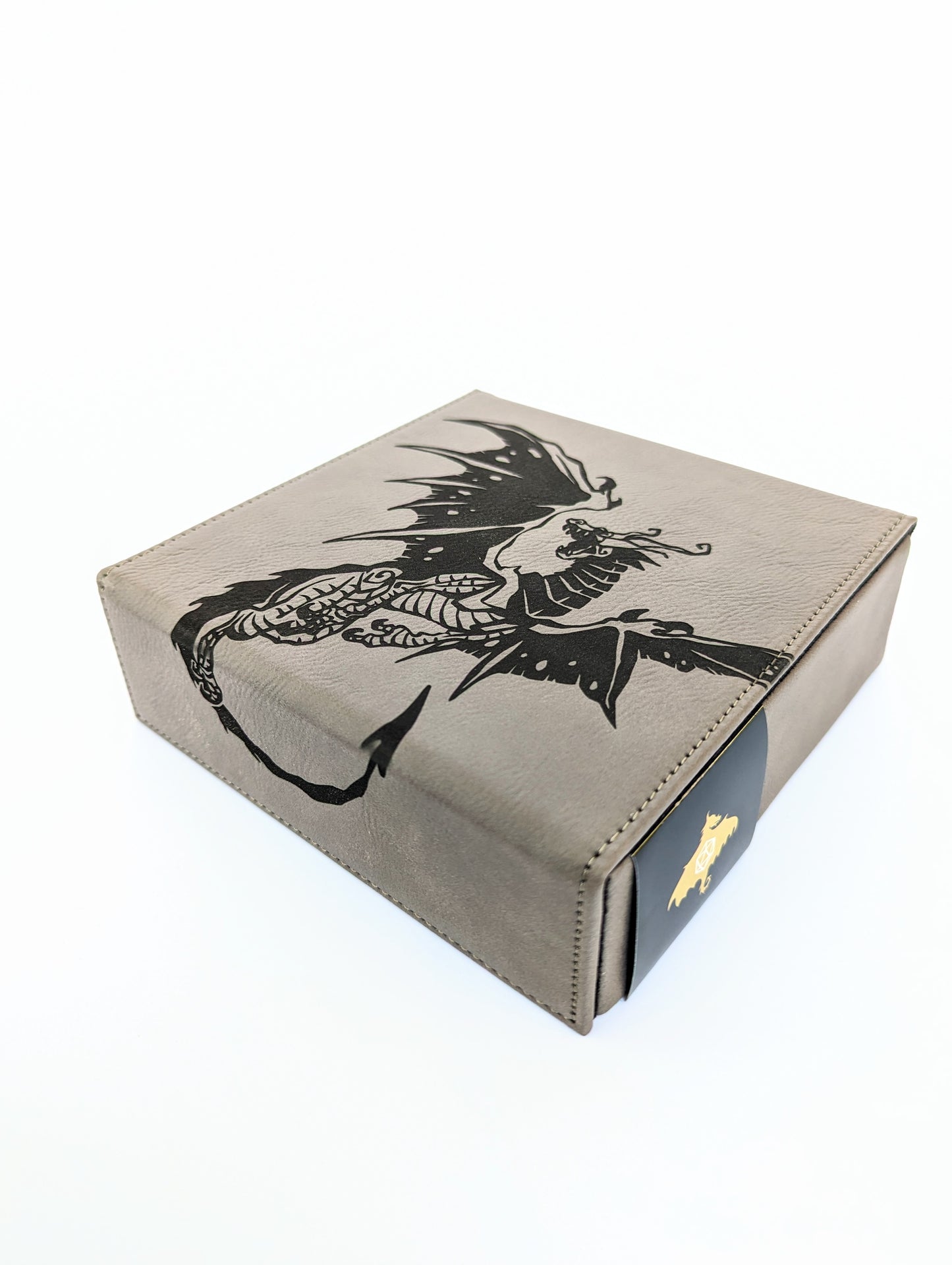 Spawn of Tiamat | Vegan Leather Dice Box - Emberglow Gaming