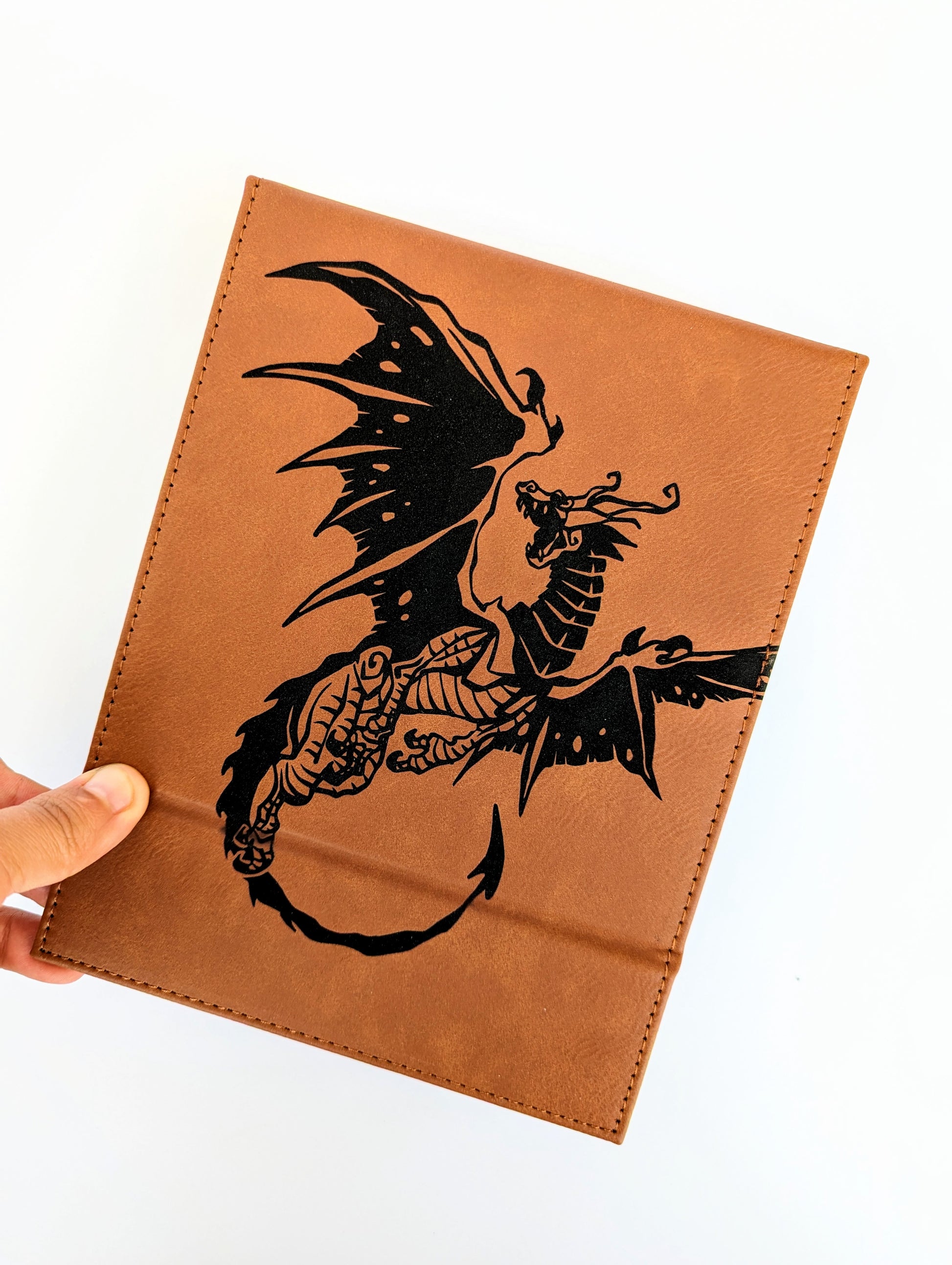 Spawn of Tiamat | Vegan Leather Dice Box - Emberglow Gaming