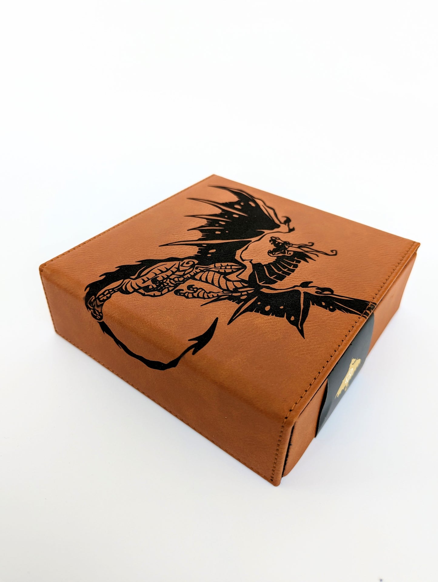 Spawn of Tiamat | Vegan Leather Dice Box - Emberglow Gaming