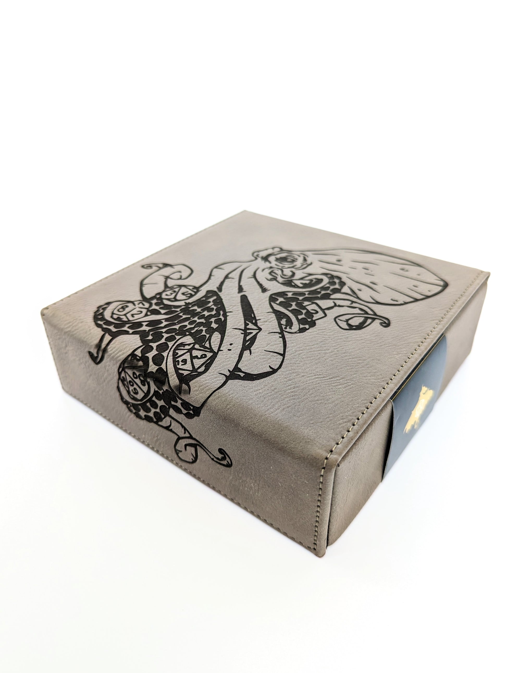 Kraken of Holding | Vegan Leather Dice Box - Emberglow Gaming