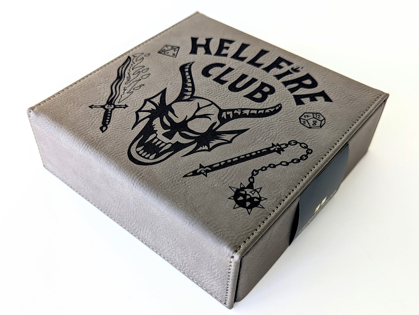 Hellfire Club | LIMITED EDITION | Vegan Leather Dice Box - Emberglow Gaming