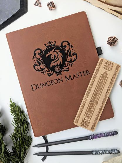 Dungeon Master | Vegan Leather Journal - Emberglow Gaming