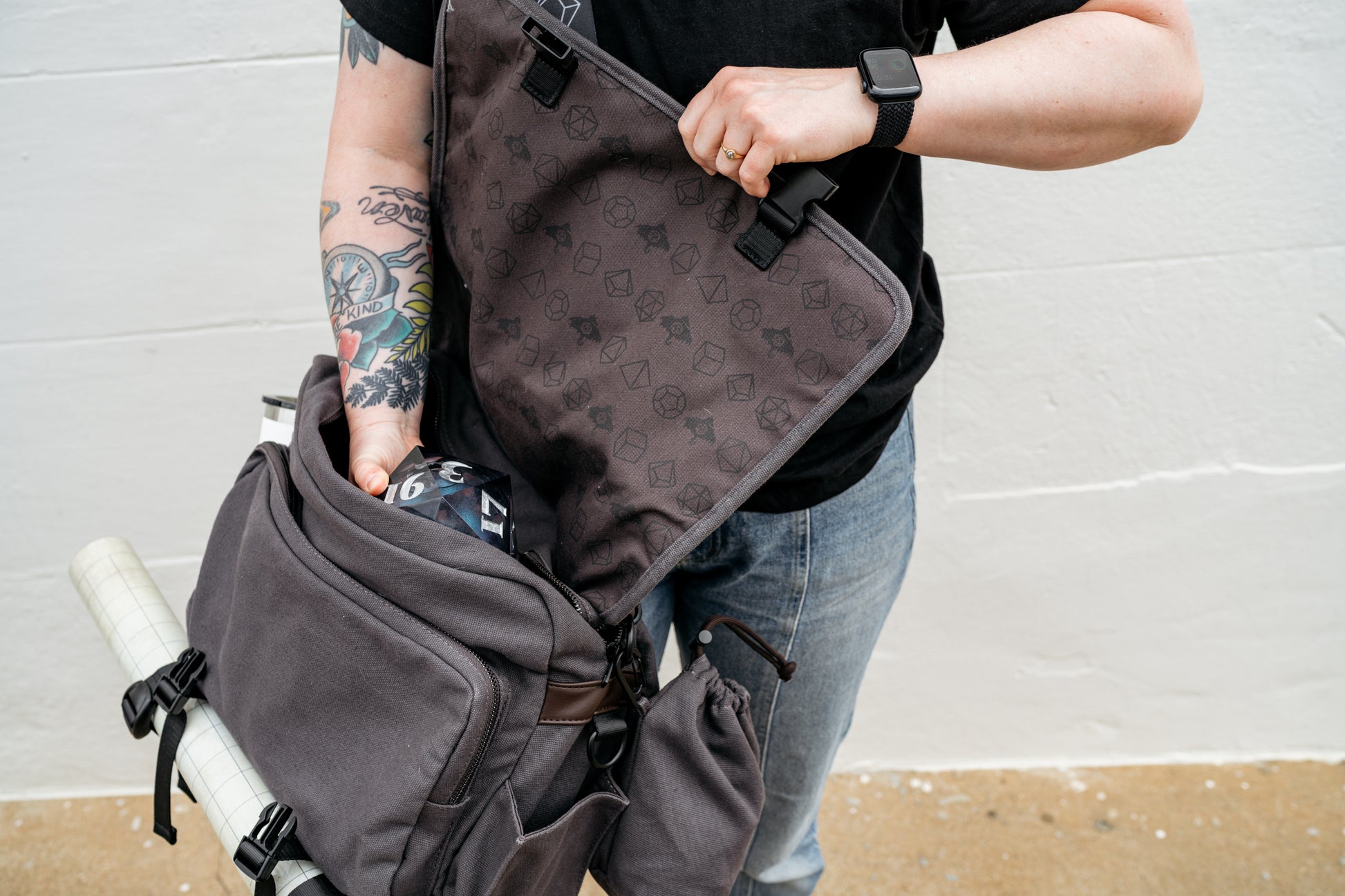 Bag of Holding Messenger Bag - Emberglow Gaming