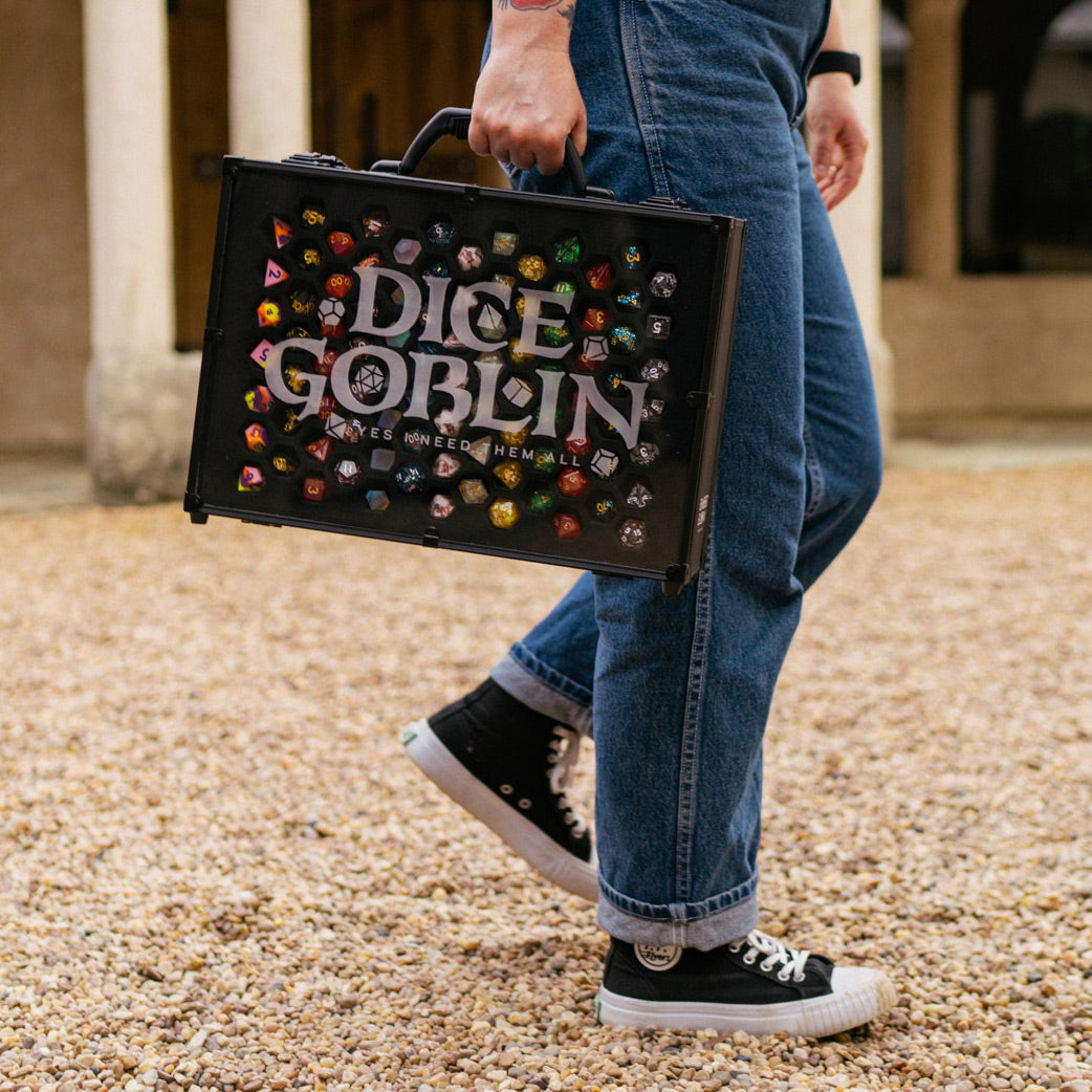 COLOSSAL Dice Goblin | 66 Set Capacity | Plexi Glass Dice Display Case