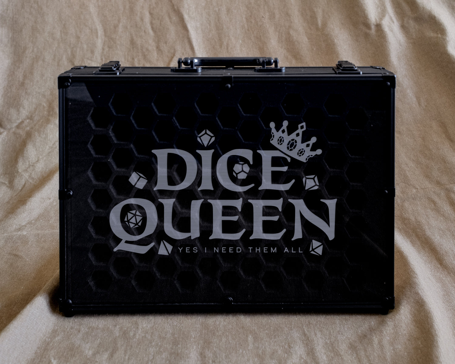 Dice Queen | 26 Set Capacity | Plexi Glass Chest of Hoarding Dice Display Case