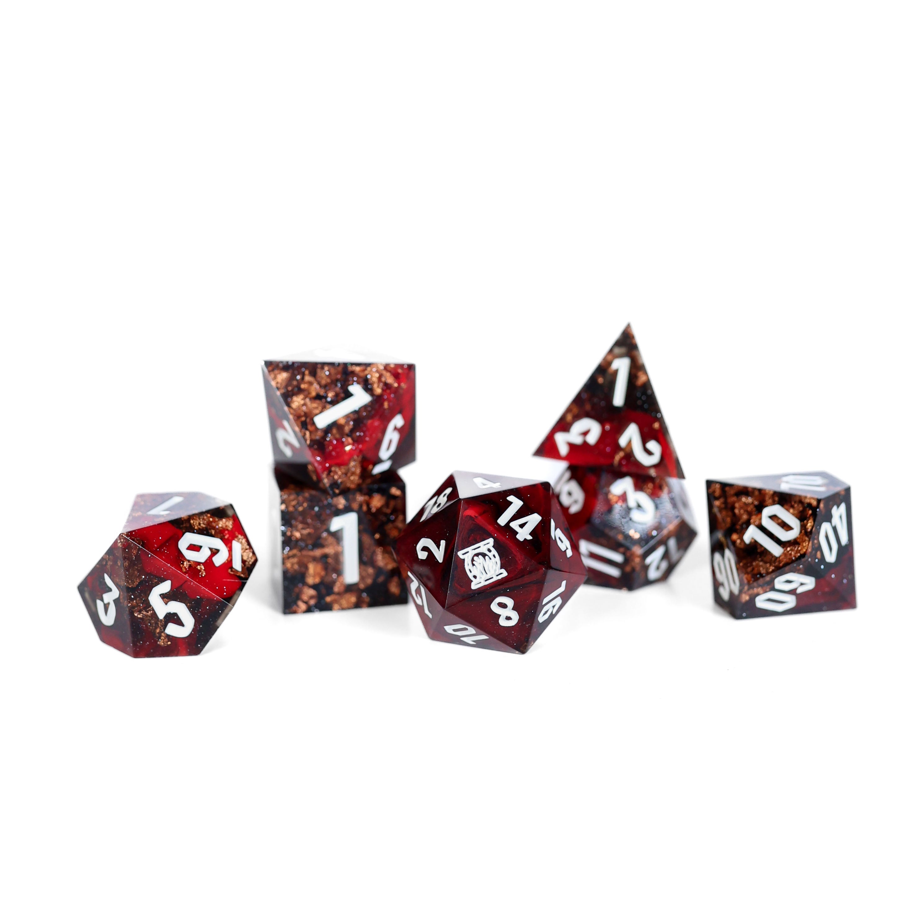 Maul | Emberglow Original | 7 Piece Sharp Edge Resin Dice Set