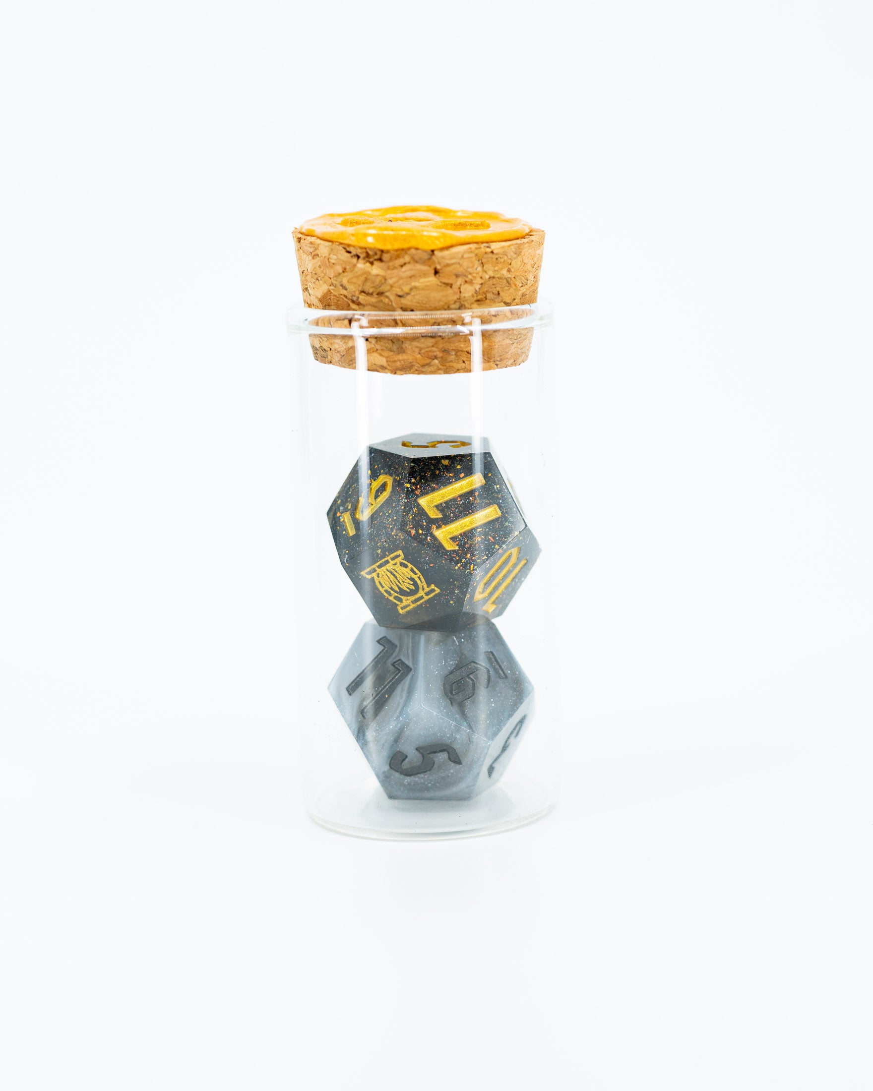 Dead/Reborn | 2 Sharp Edge Resin Oversized 33mm D12 Dice | Duality Dice