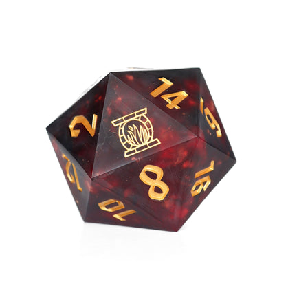 Embers | Emberglow Original | 33MM Sharp Edge Dice D20