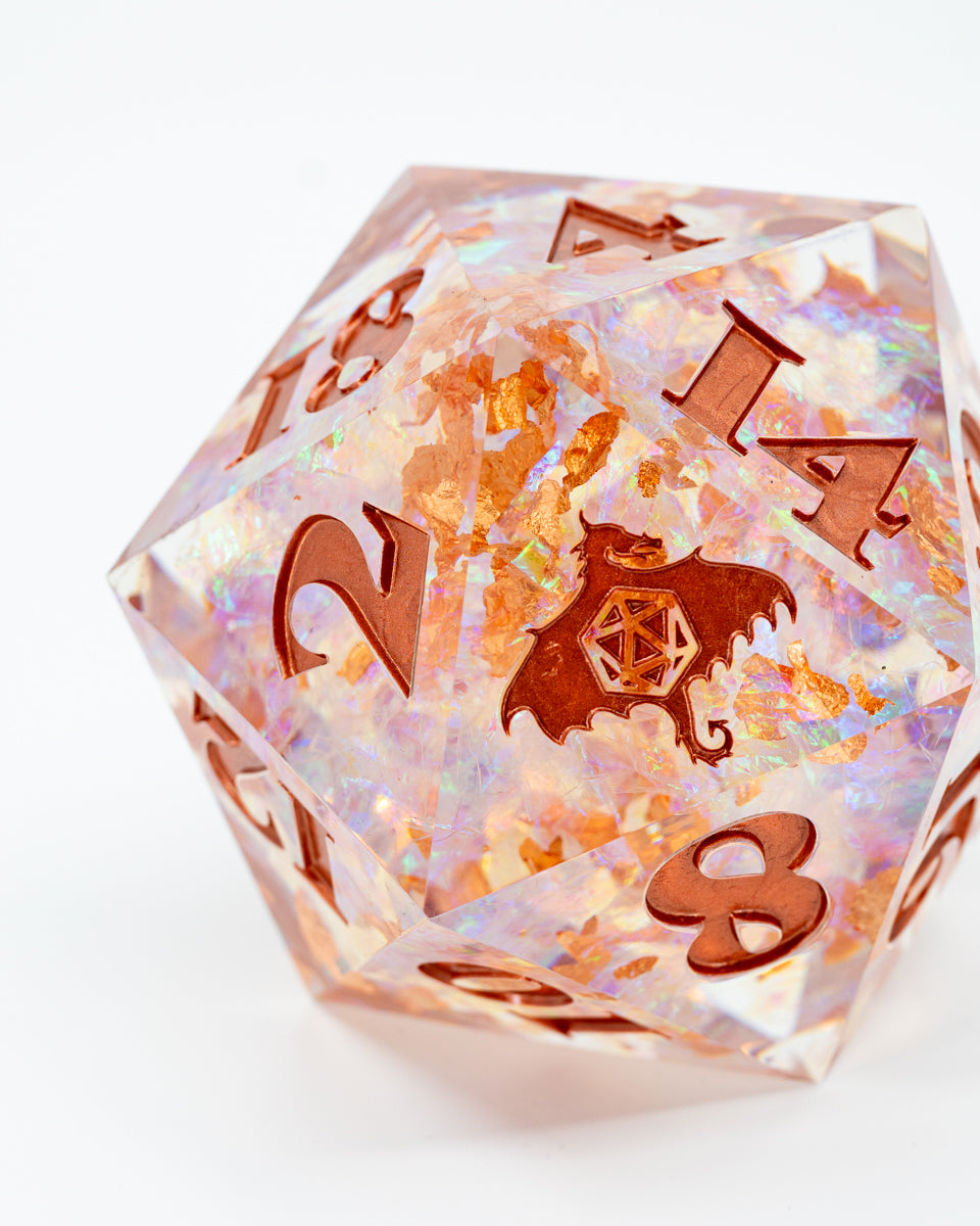 Faith's Farthing | Sharp Edge 95mm  D20 - Emberglow Gaming