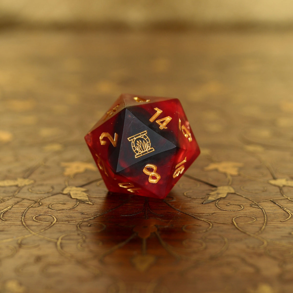 Embers | Emberglow Original | 33MM Sharp Edge Dice D20